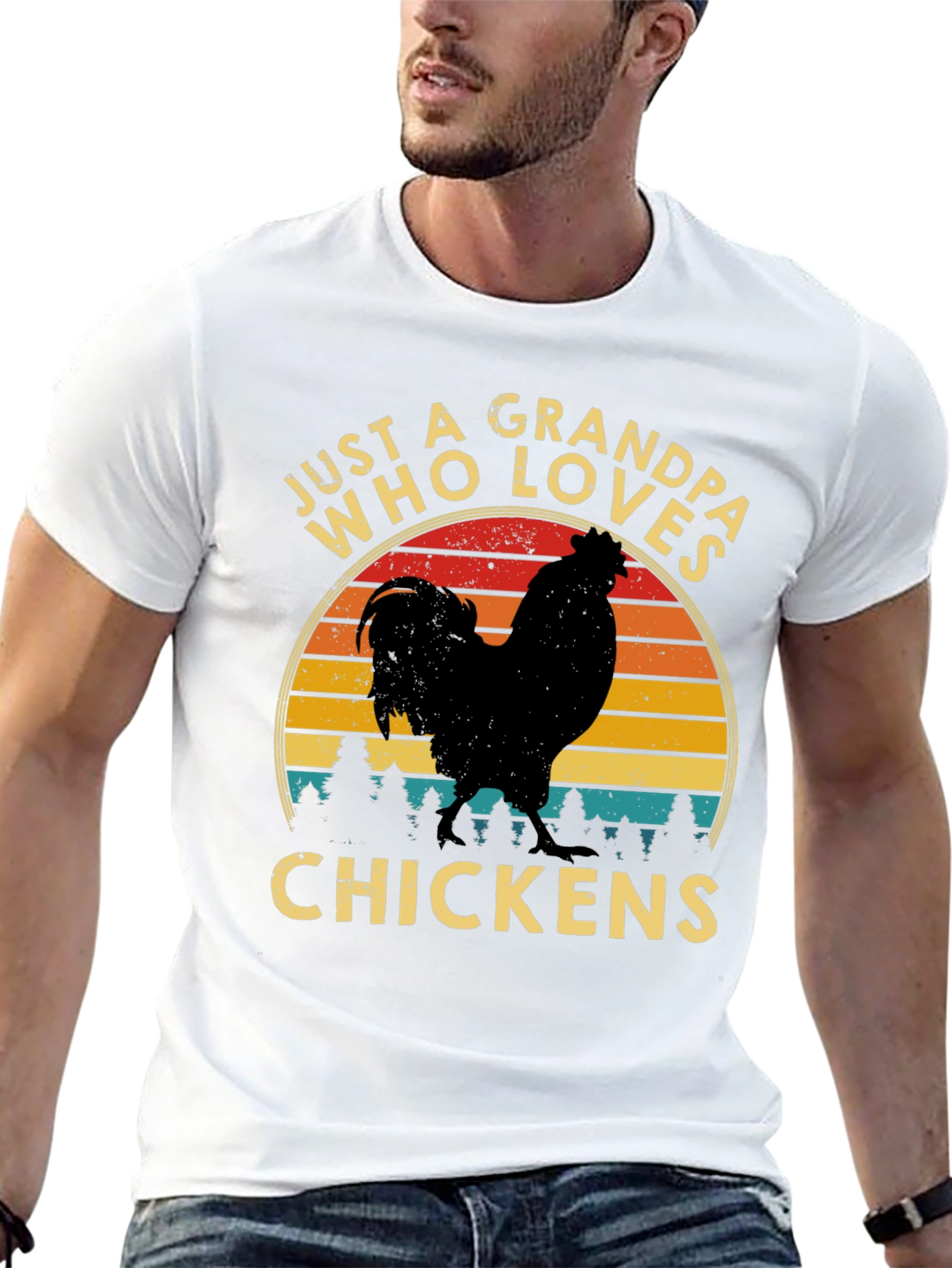 Grandpa Chicken Lover T-Shirt