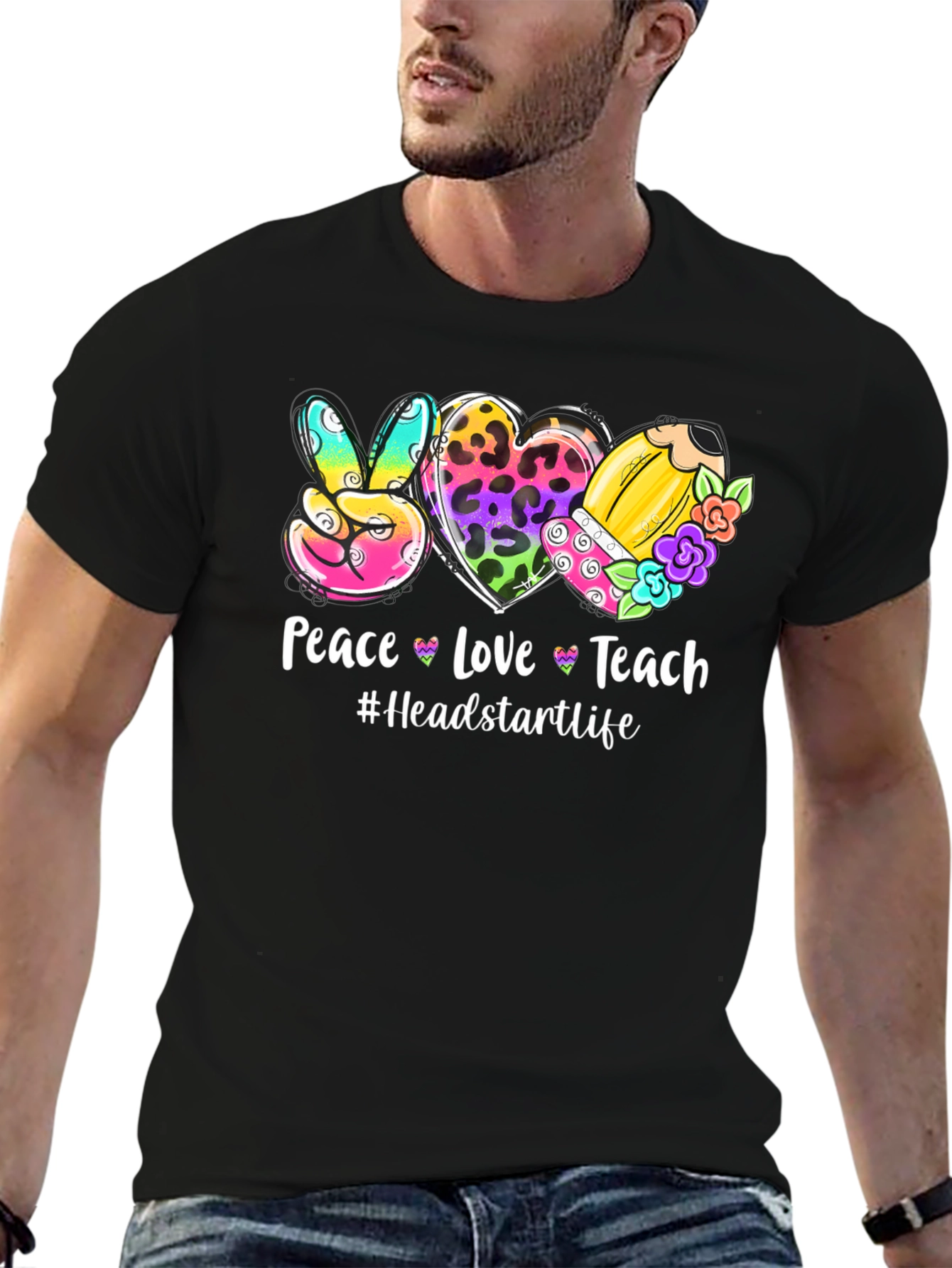 Peace Love Teach T-Shirt