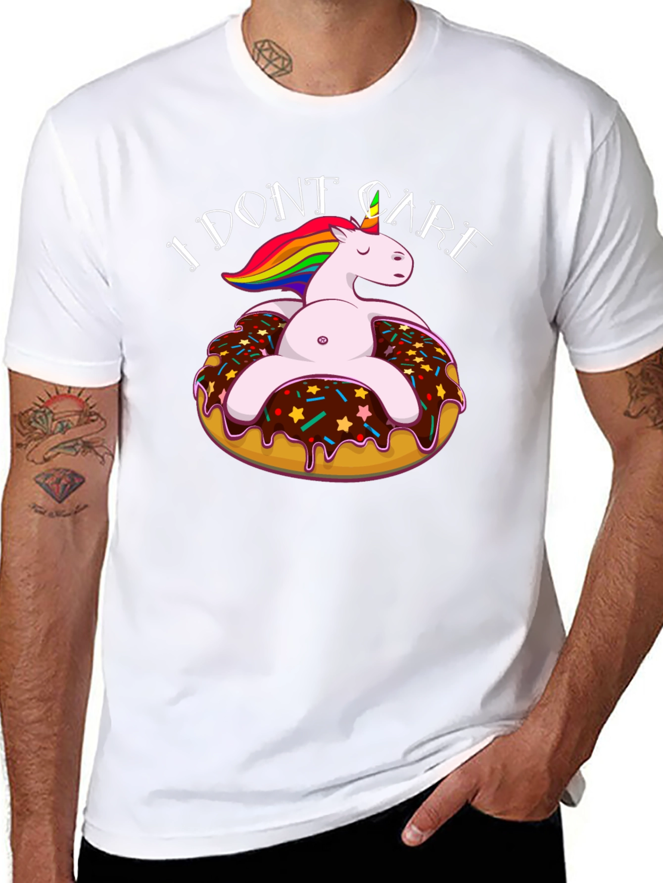 I Donut Care Unicorn T-Shirt