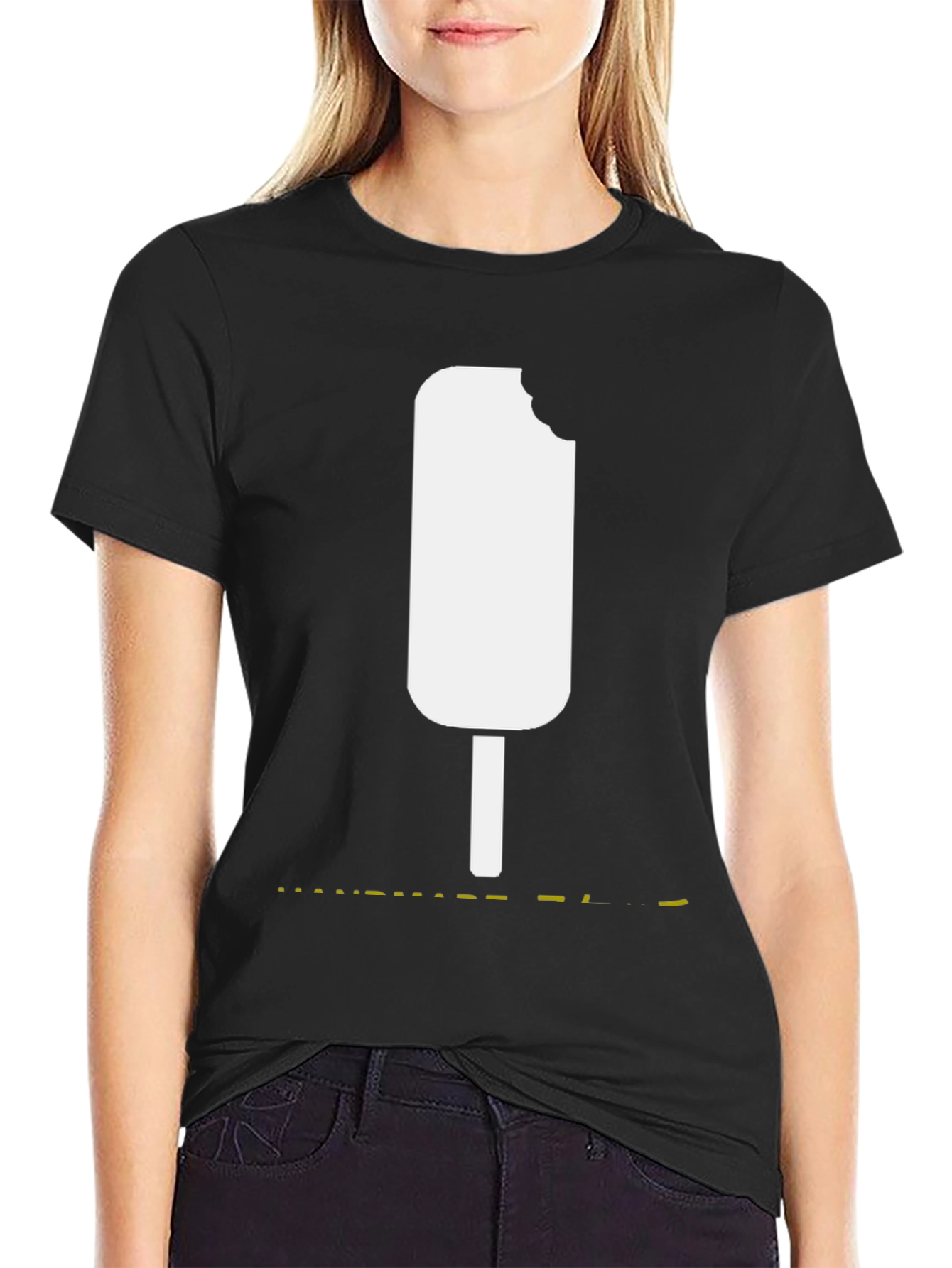 Ice Cream T-Shirt - Bite Mark Design