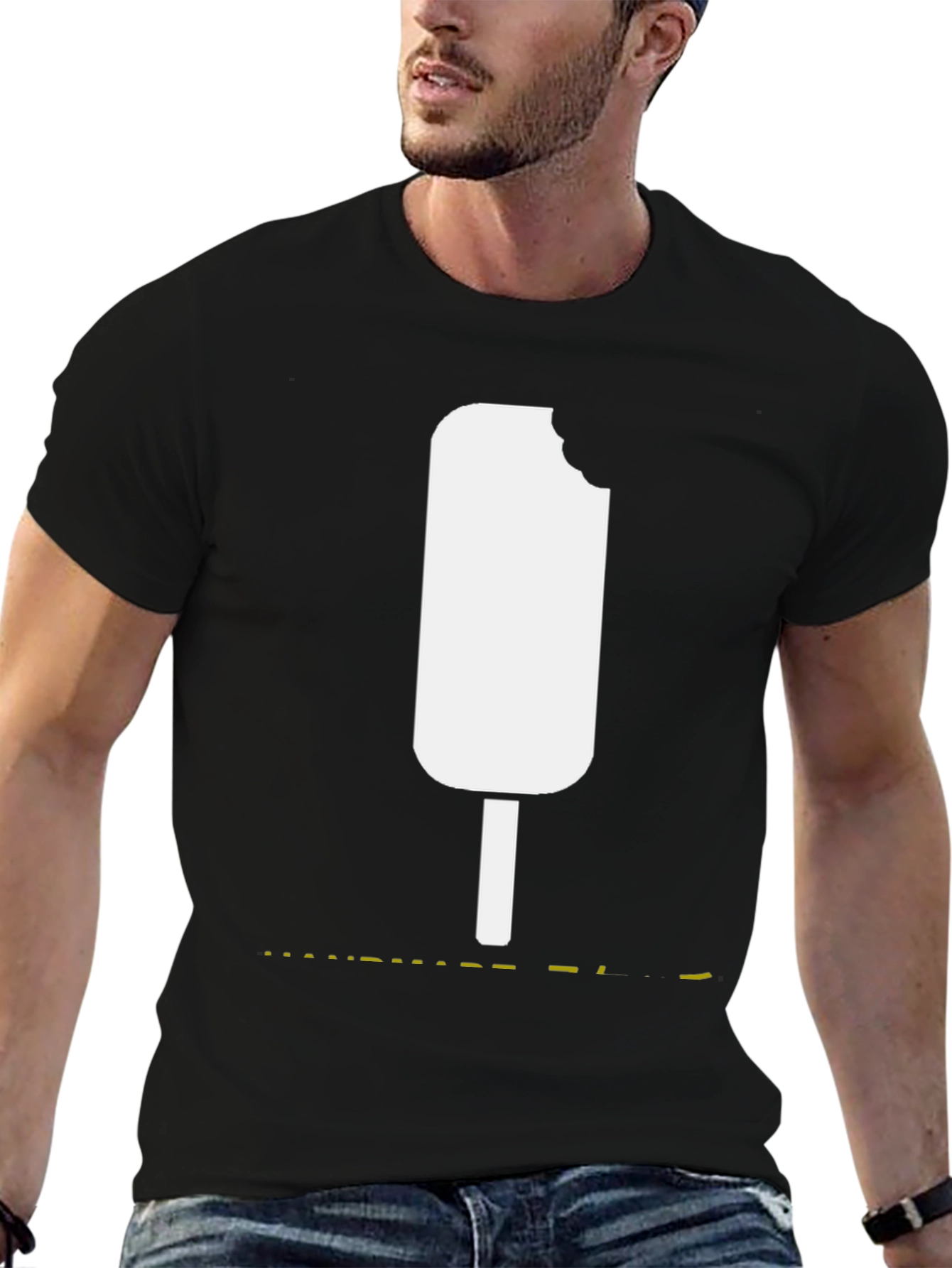 Ice Cream T-Shirt - Bite Mark Design