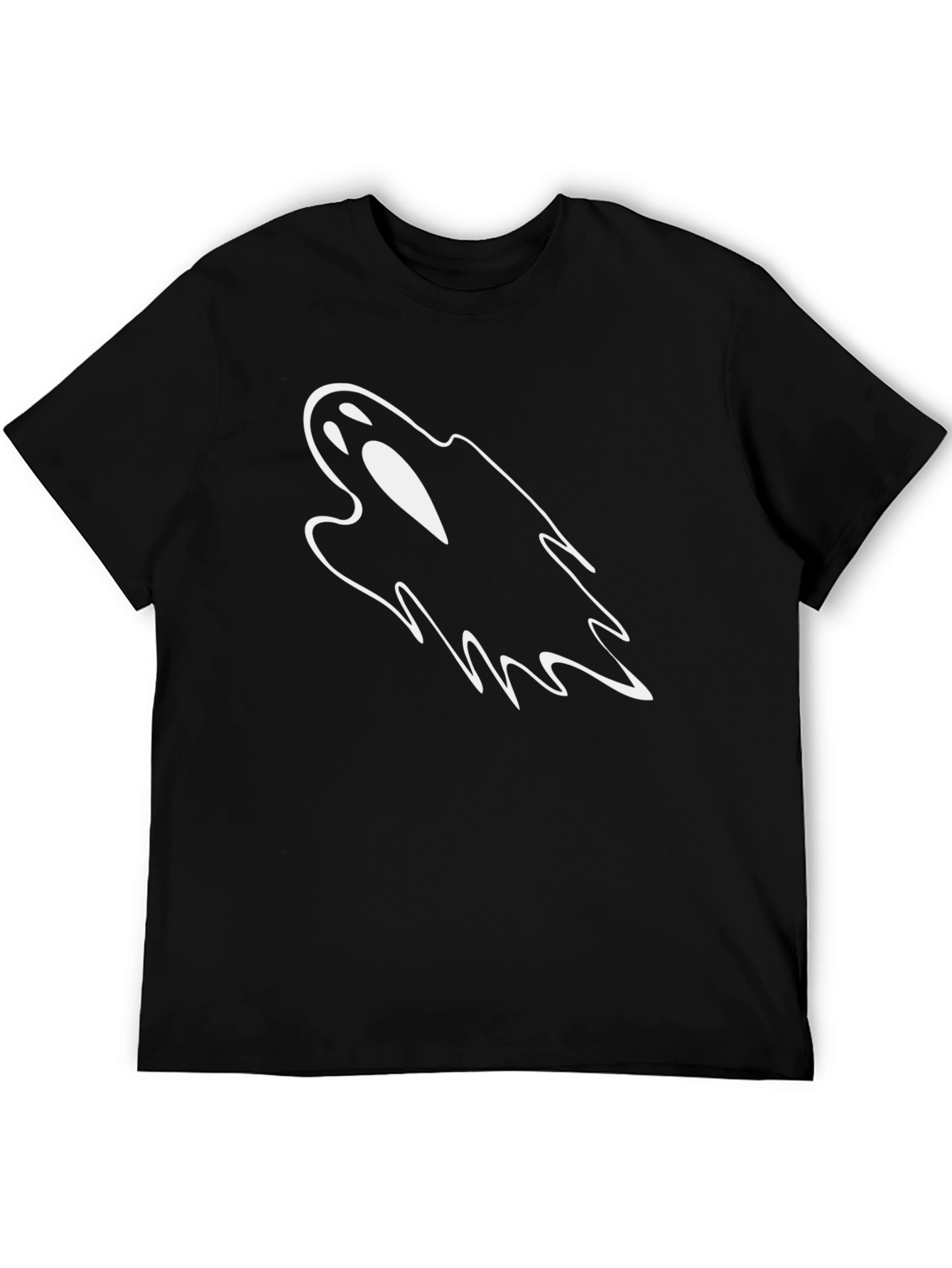 Ghost Graphic Black T-Shirt | Halloween Style
