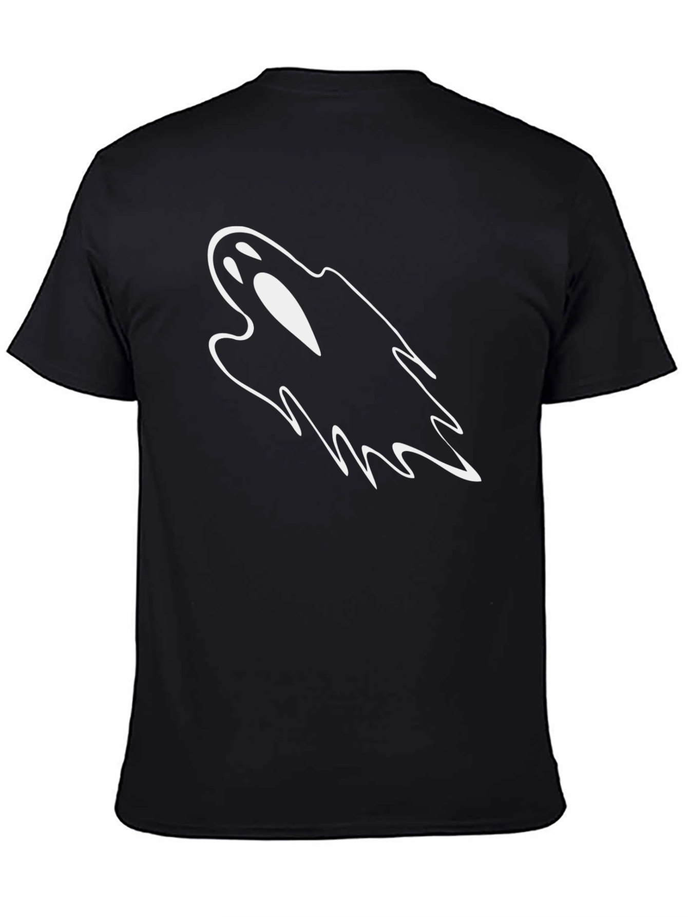 Ghost Graphic Black T-Shirt | Halloween Style