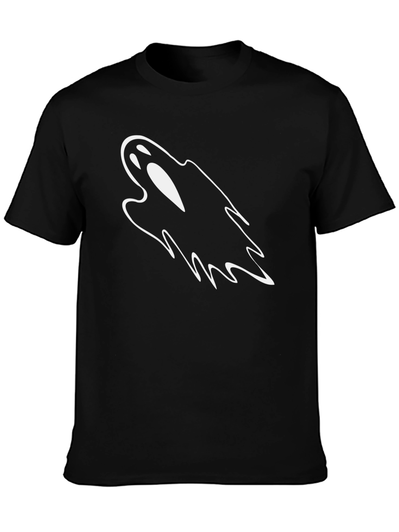Ghost Graphic Black T-Shirt | Halloween Style