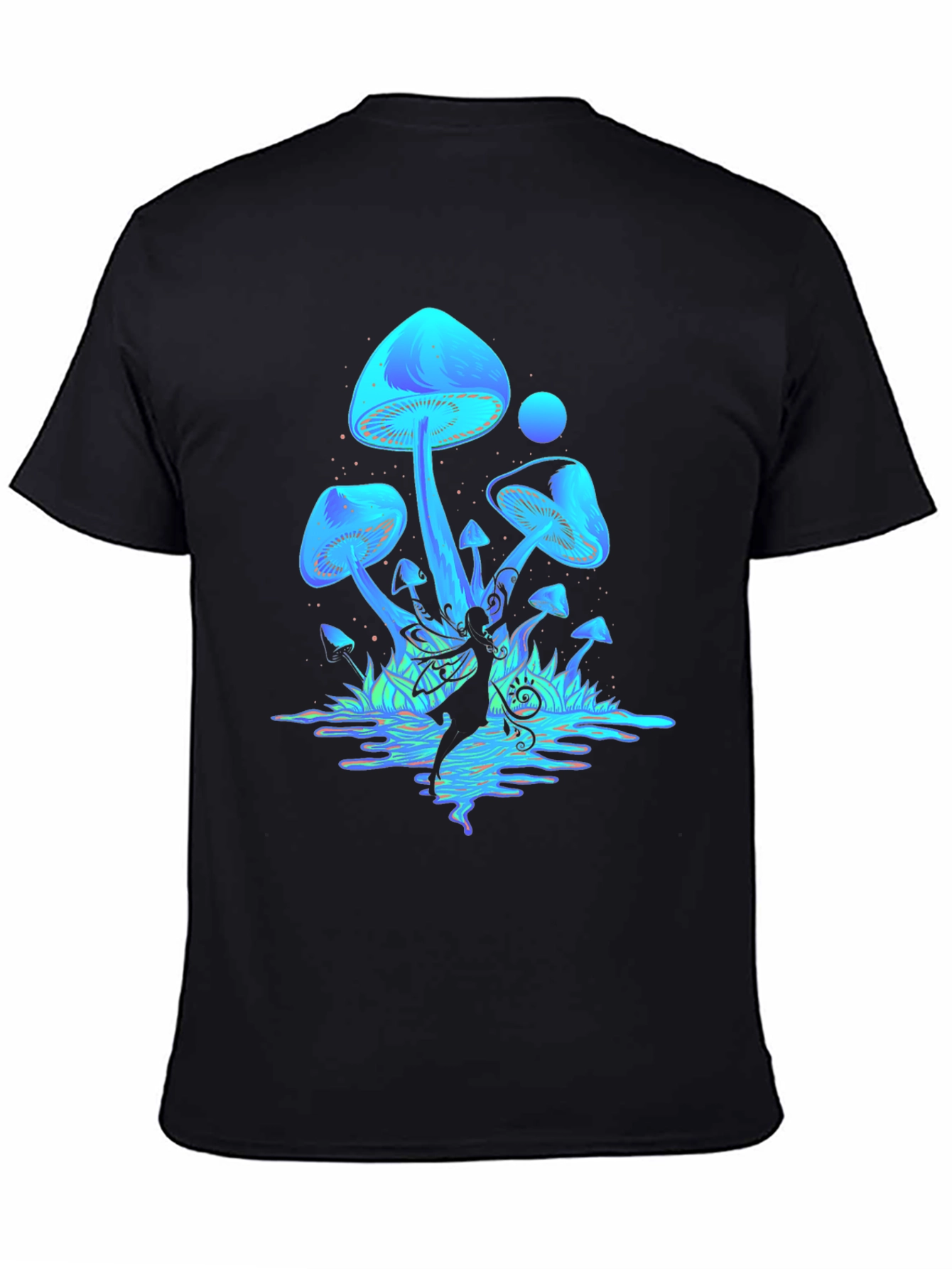 Mystical Mushroom Fairy Graphic T-Shirt