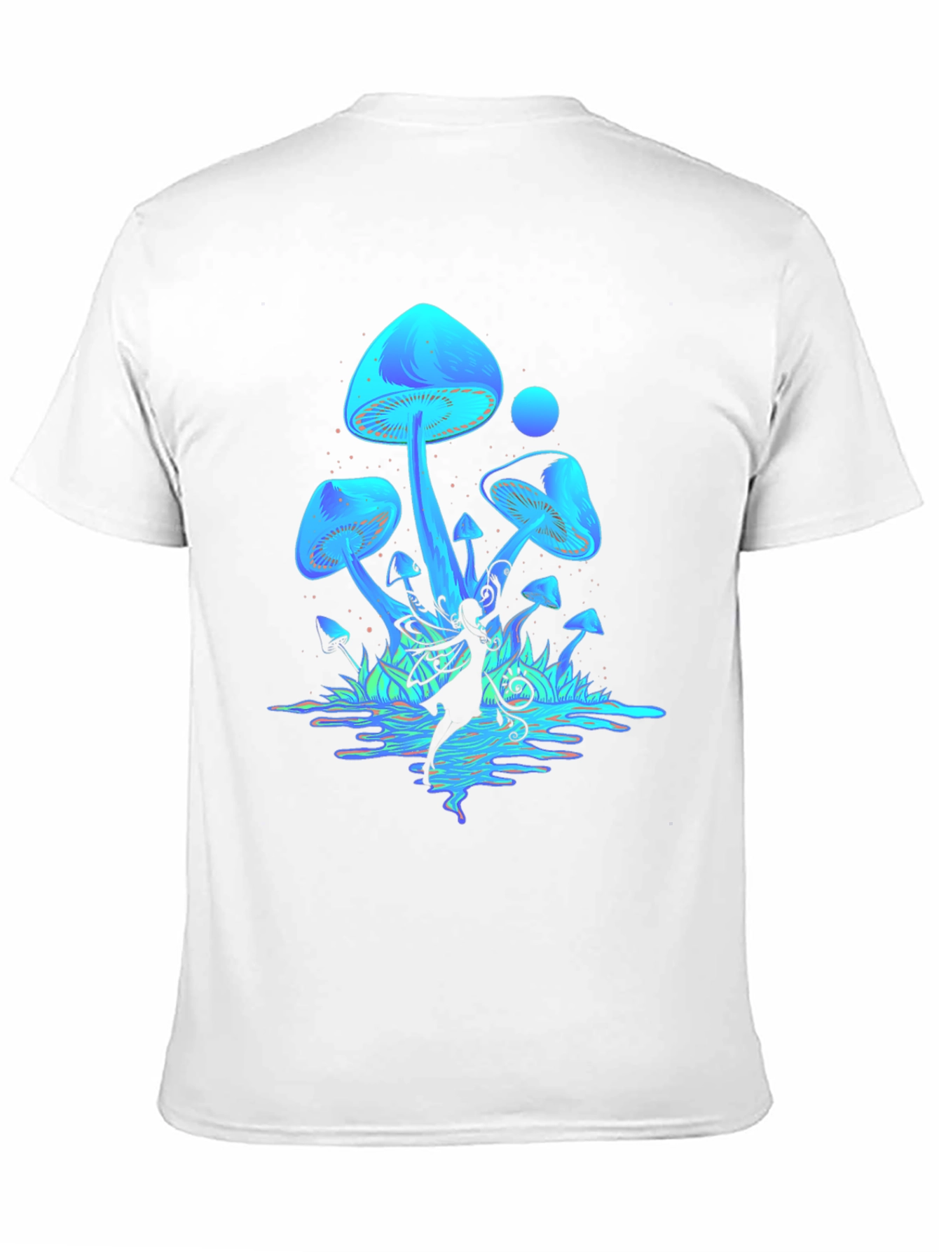Mystical Mushroom Fairy Graphic T-Shirt