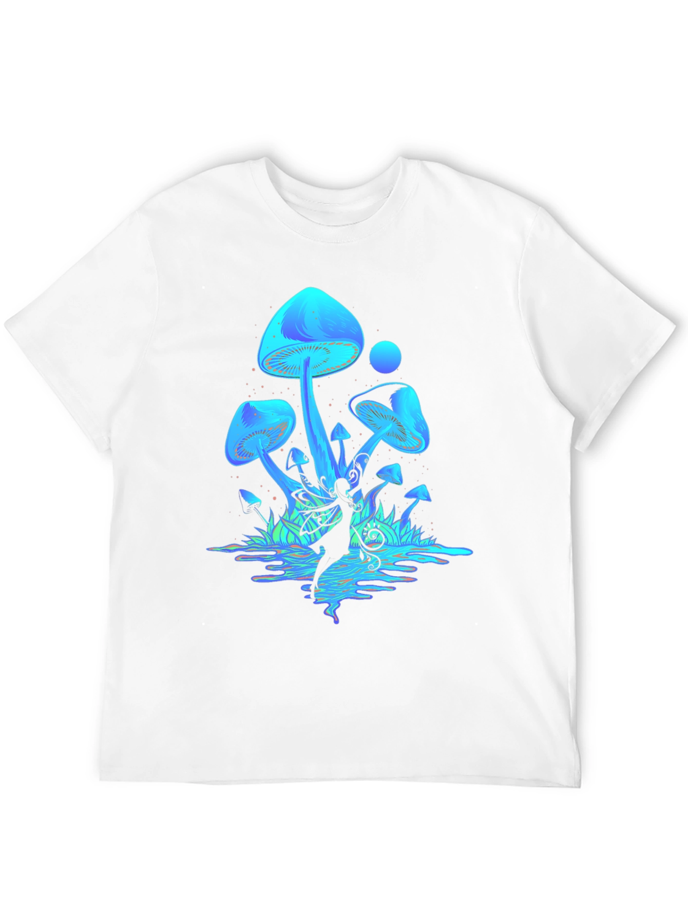 Mystical Mushroom Fairy Graphic T-Shirt
