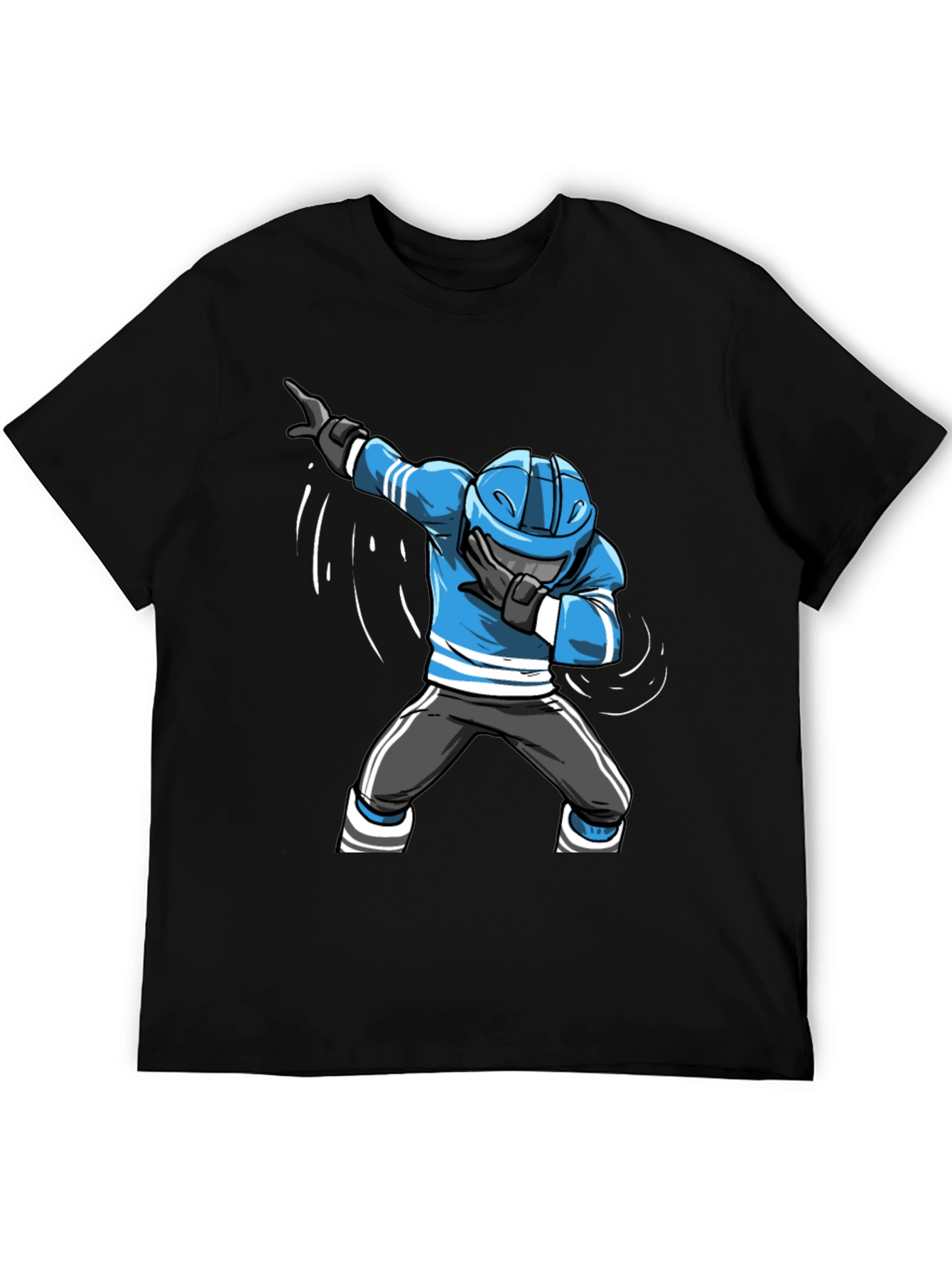 Dabbing Hockey Player Graphic Tee