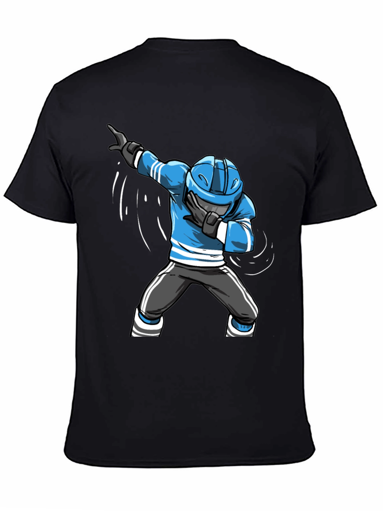 Dabbing Hockey Player Graphic Tee