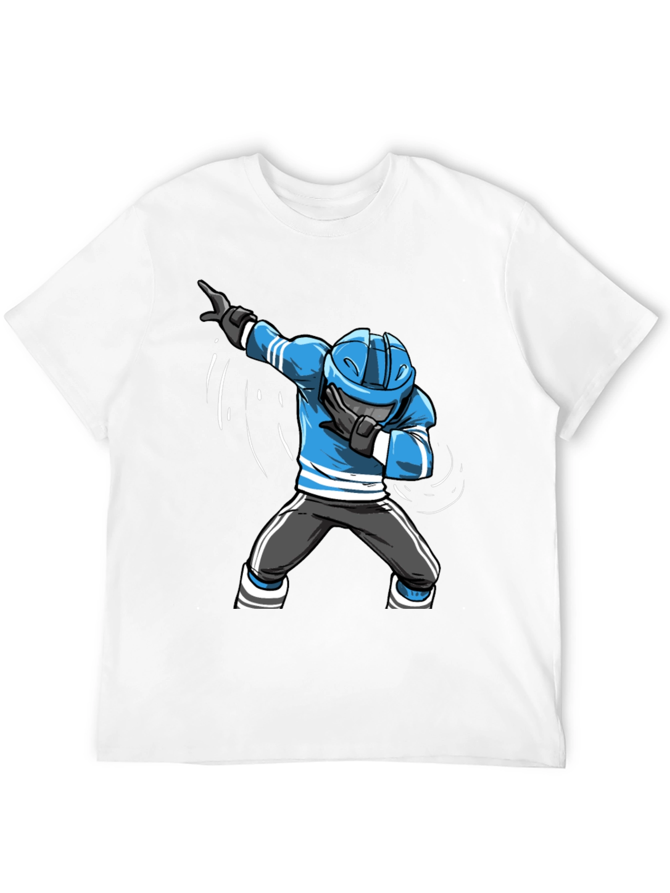 Dabbing Hockey Player Graphic Tee