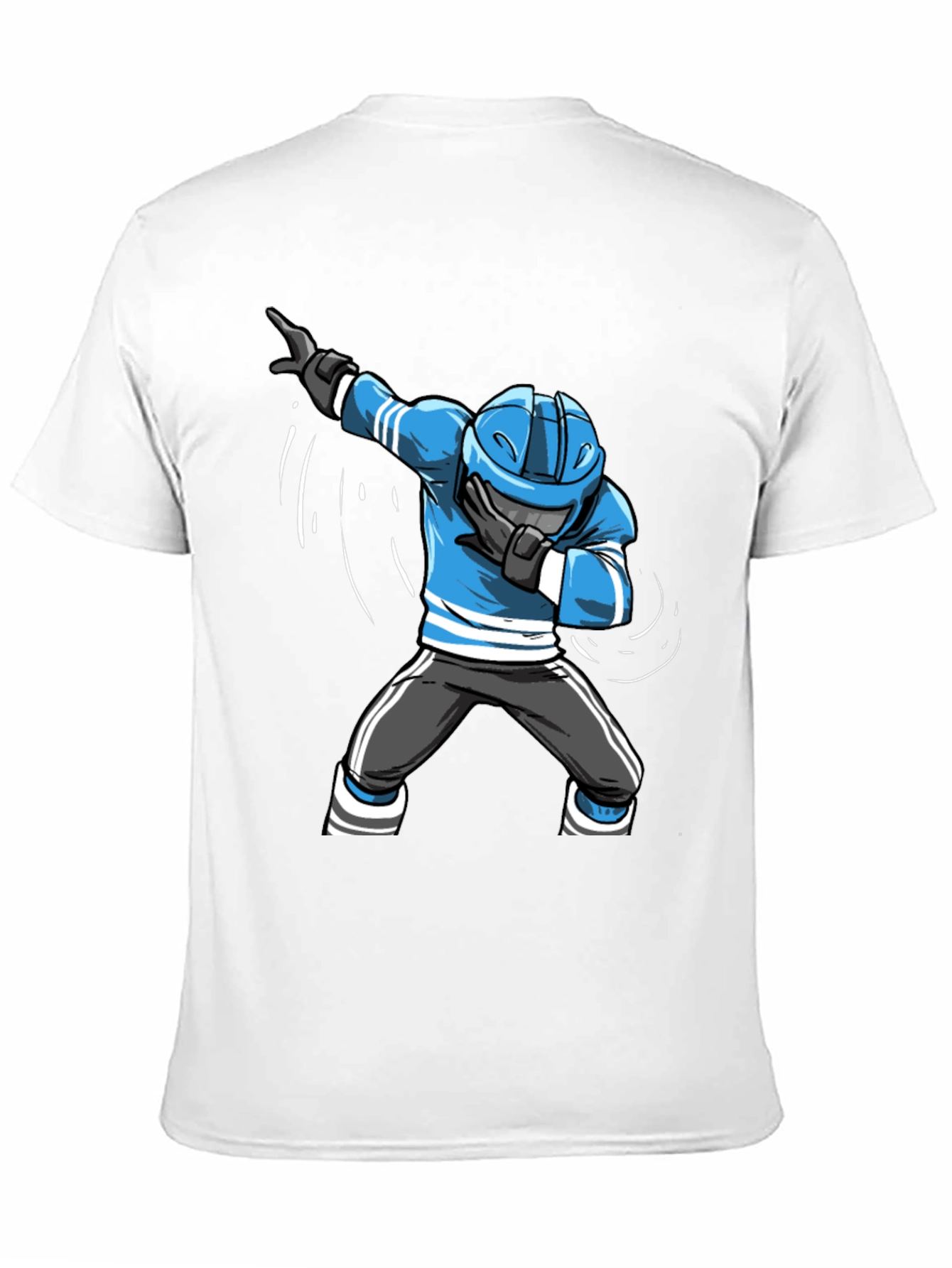 Dabbing Hockey Player Graphic Tee