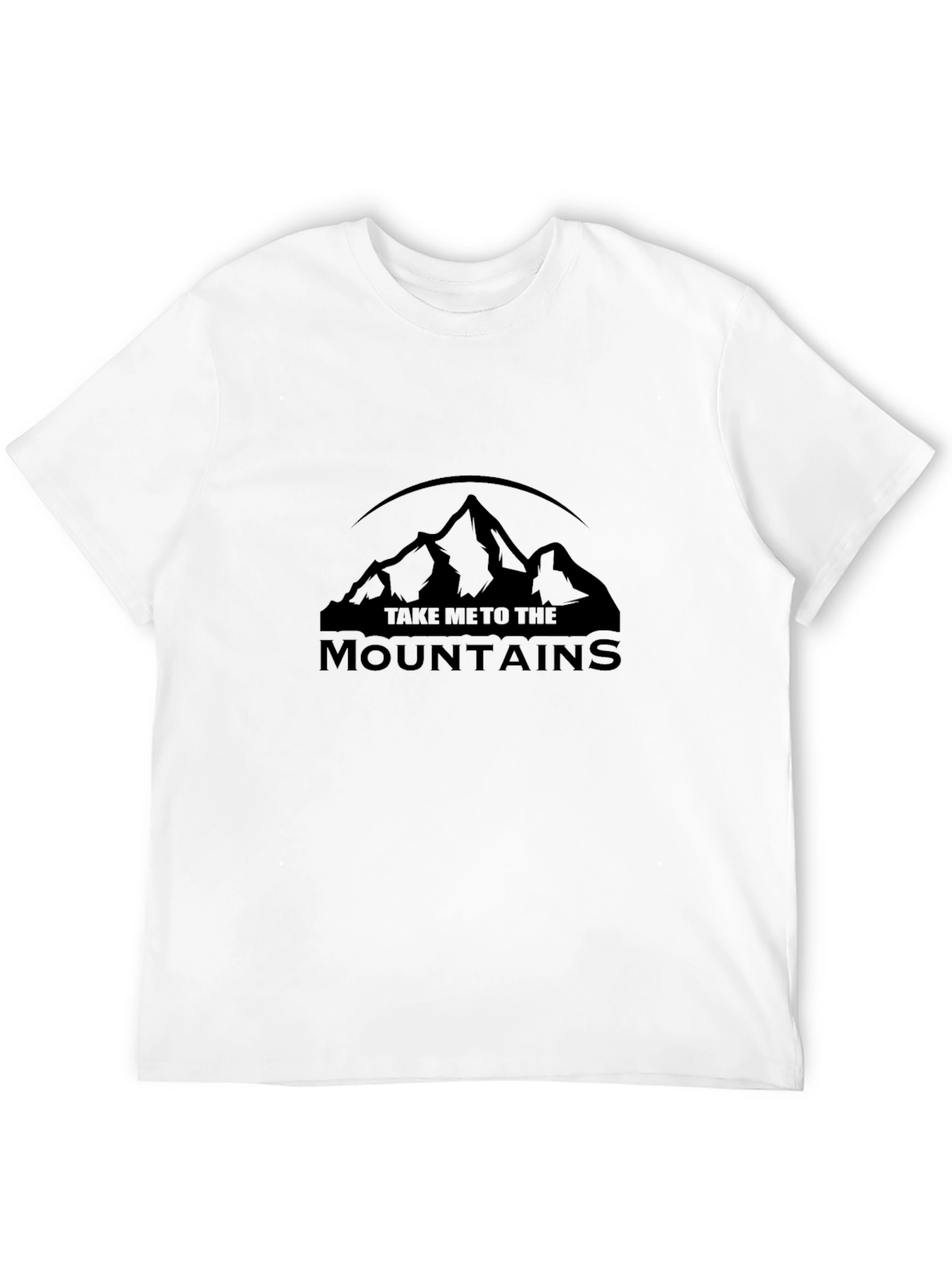 Take Me to the Mountains T-Shirt - Black