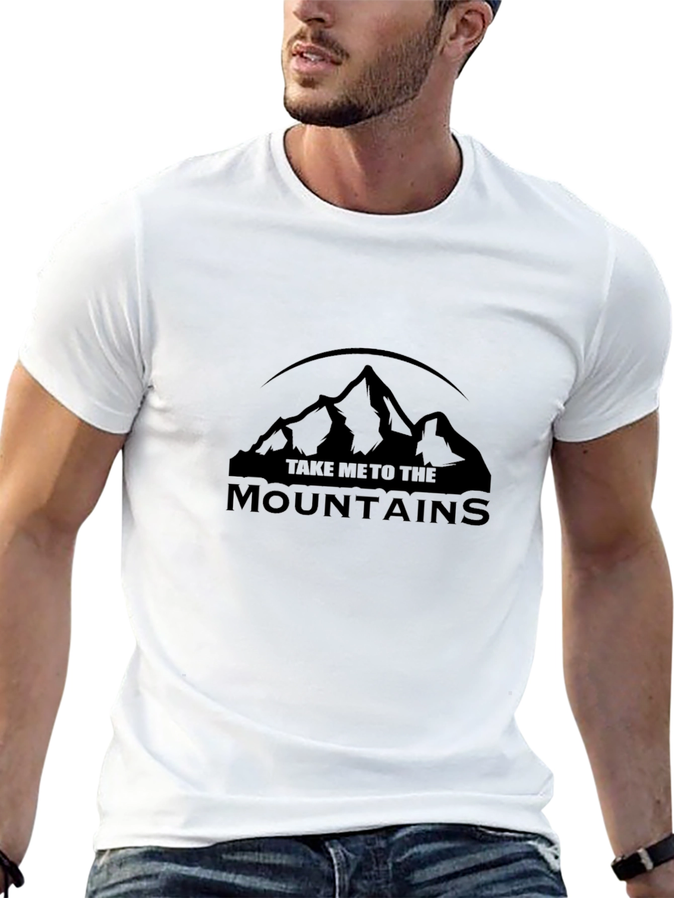 Take Me to the Mountains T-Shirt - Black