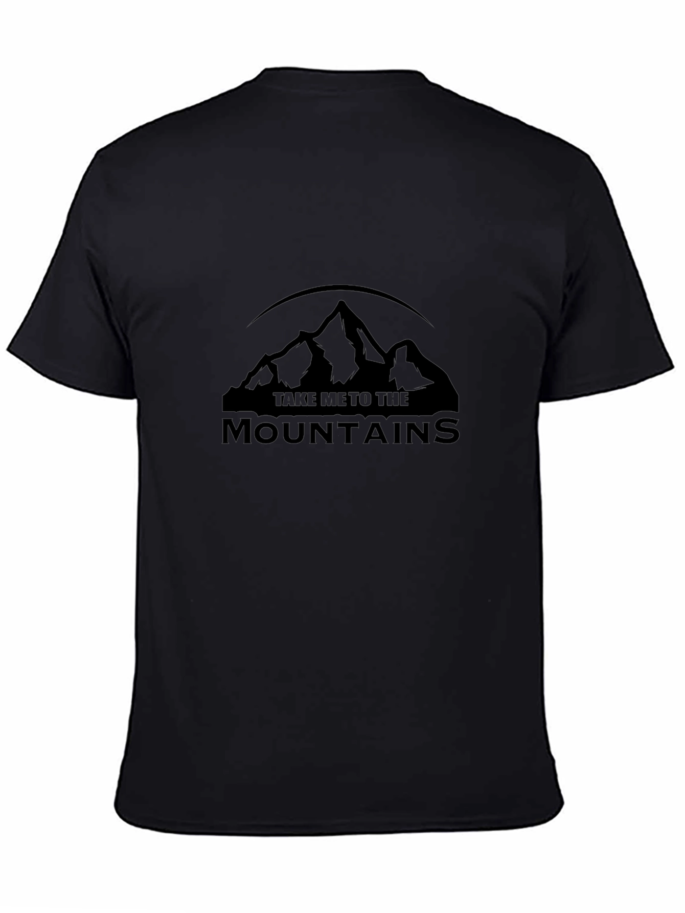 Take Me to the Mountains T-Shirt - Black
