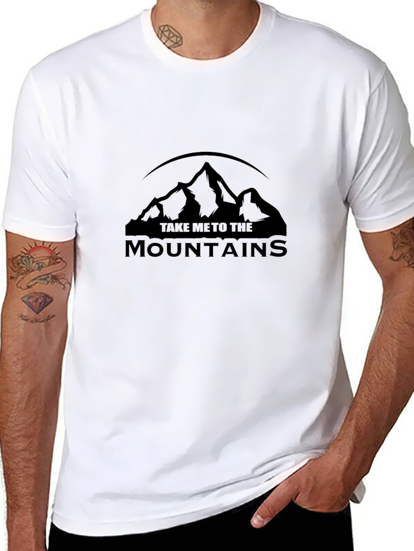 Take Me to the Mountains T-Shirt - Black