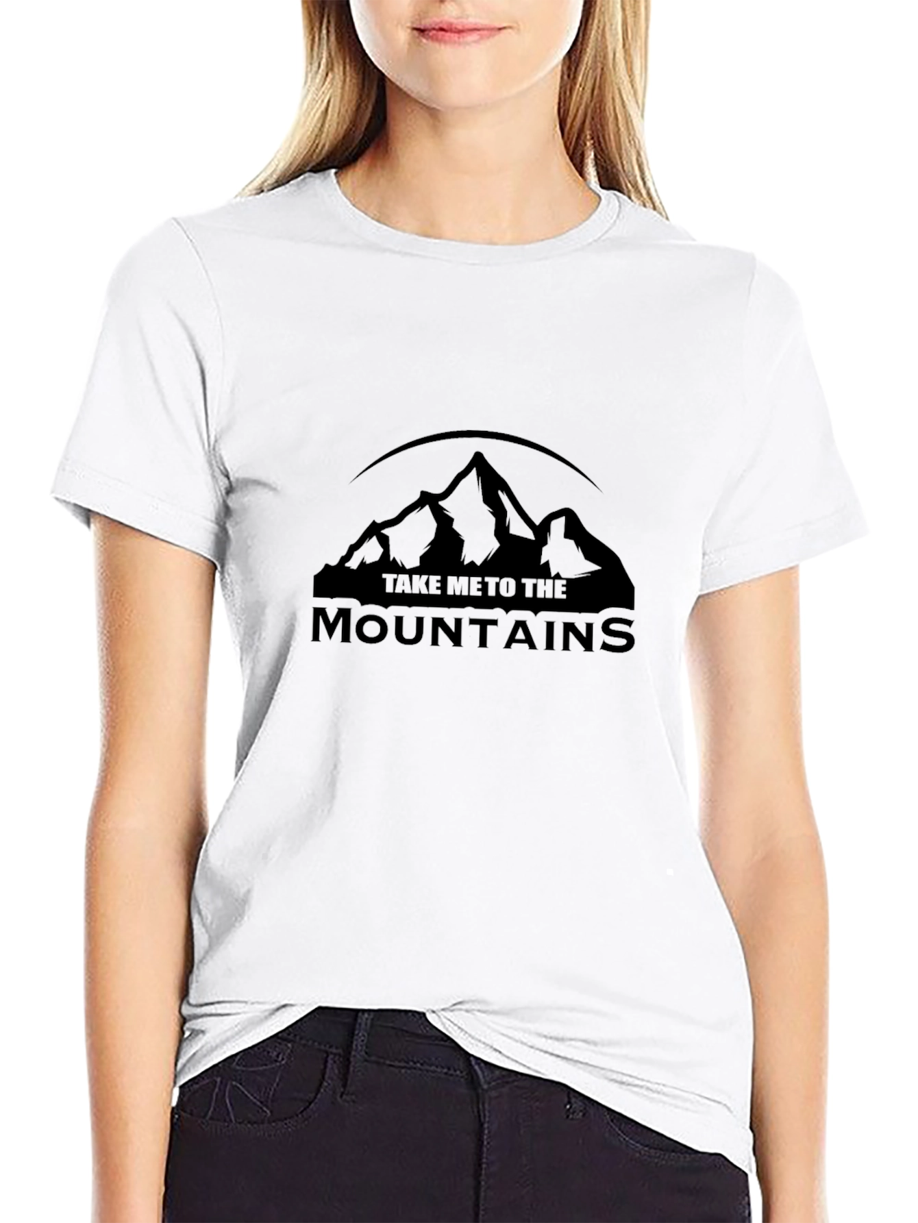 Take Me to the Mountains T-Shirt - Black