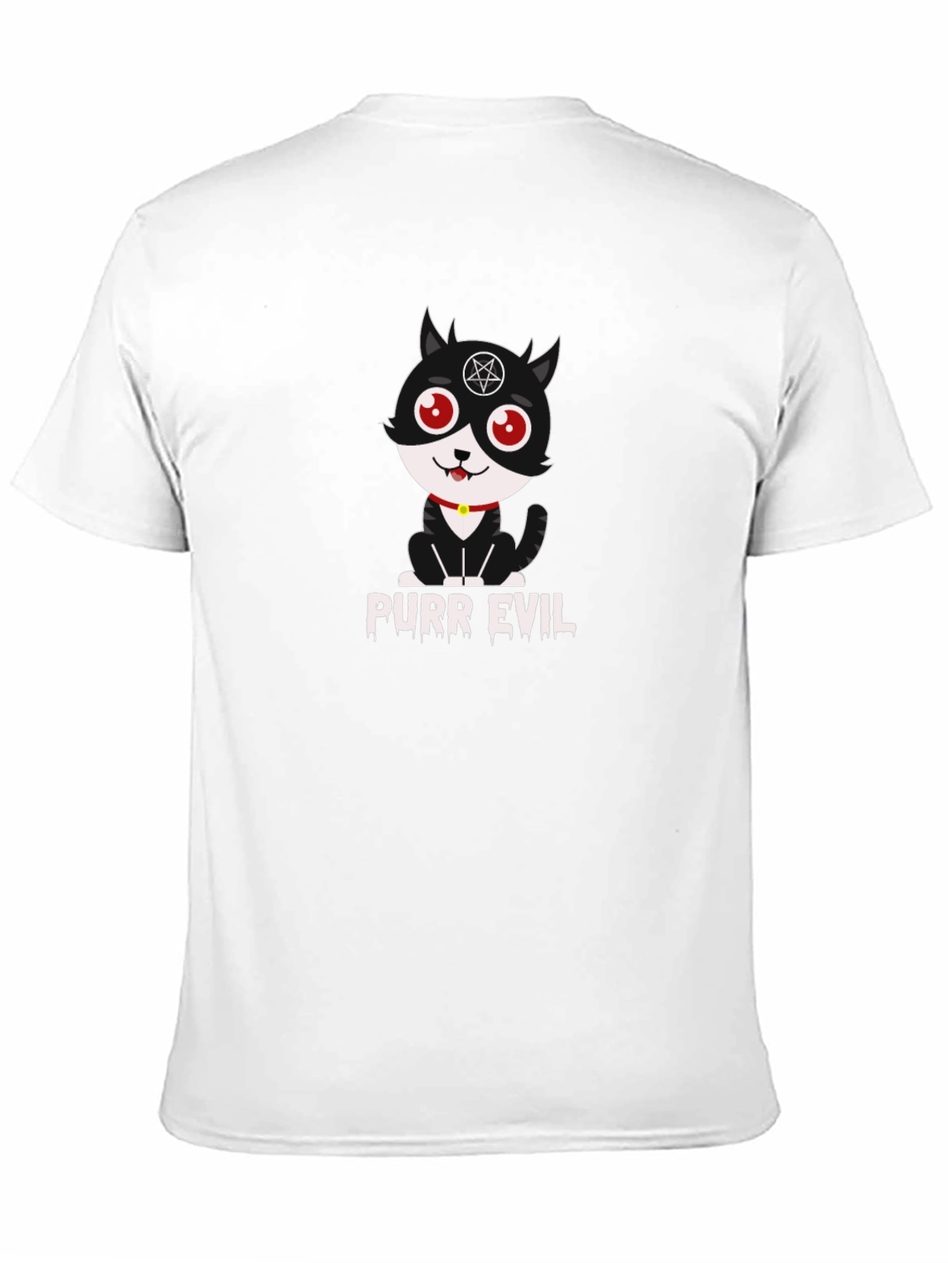 Purr Evil T-Shirt - Funny Cat Graphic Tee
