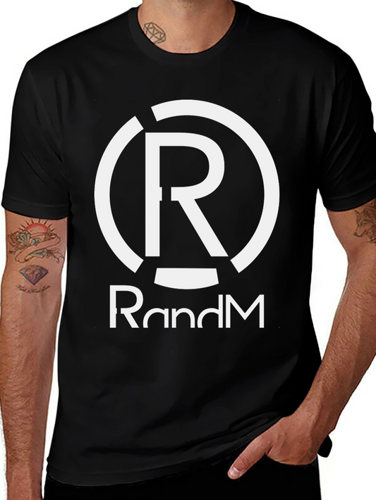 RandM Logo Black T-Shirt - Casual Wear