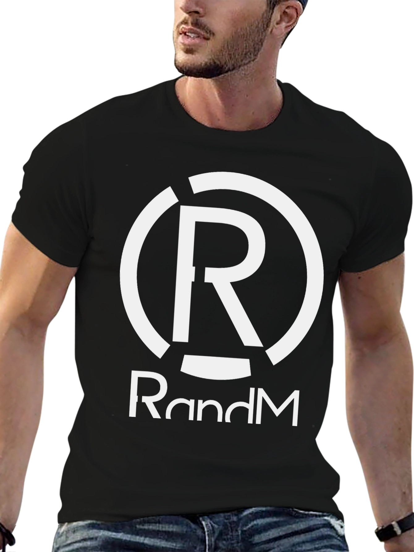 RandM Logo Black T-Shirt - Casual Wear