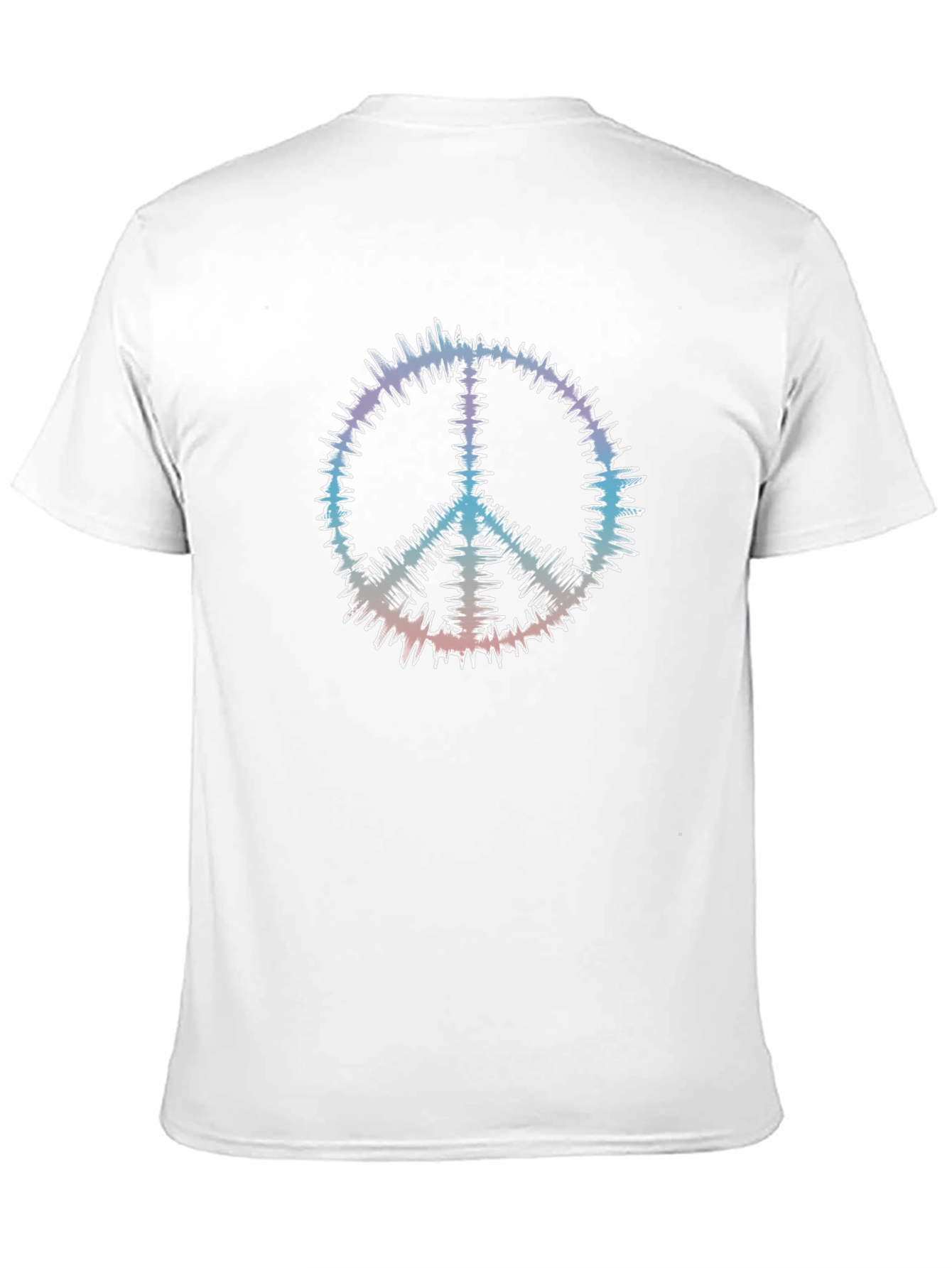 Peace Sign Graphic Black T-Shirt