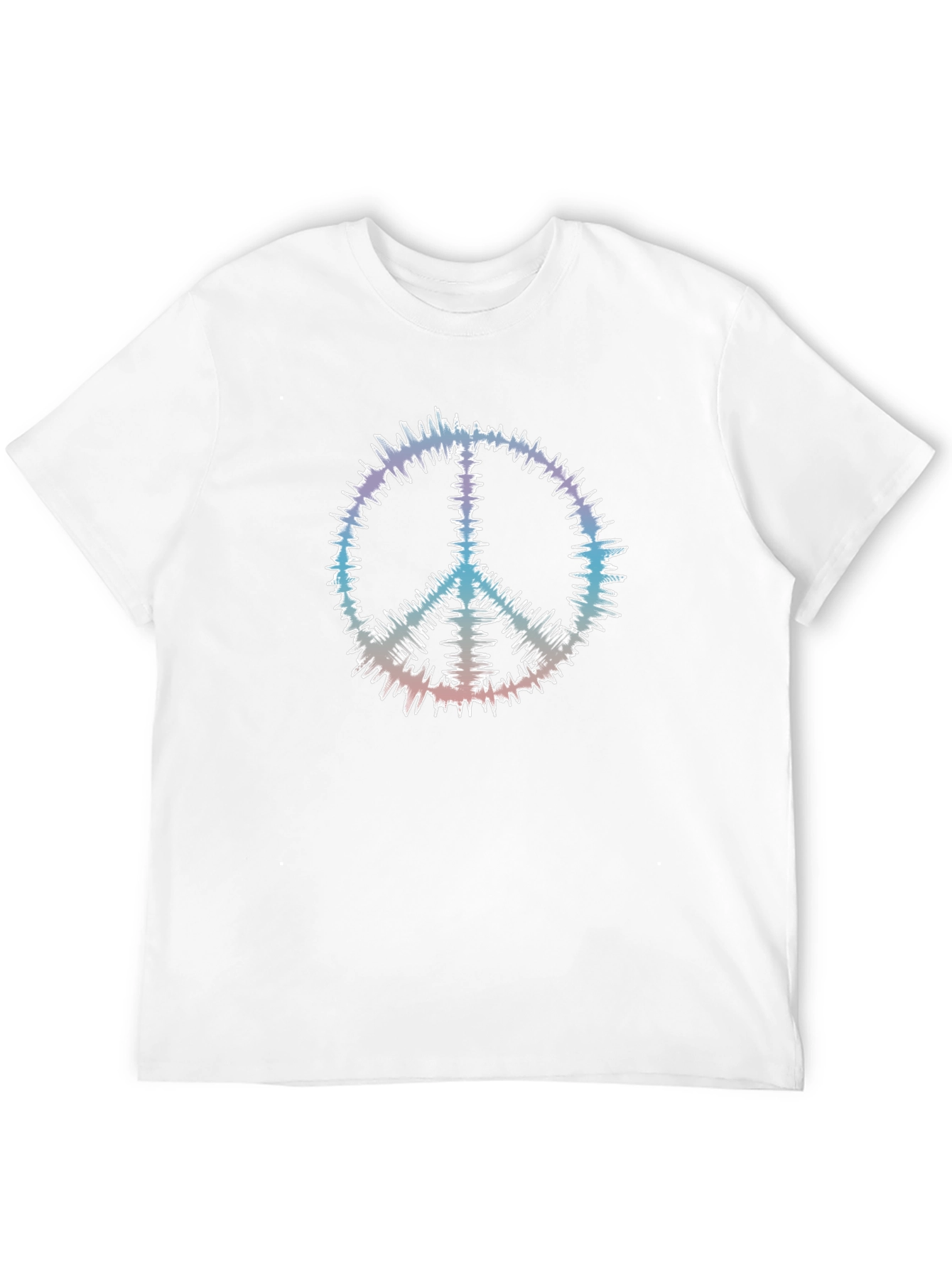 Peace Sign Graphic Black T-Shirt