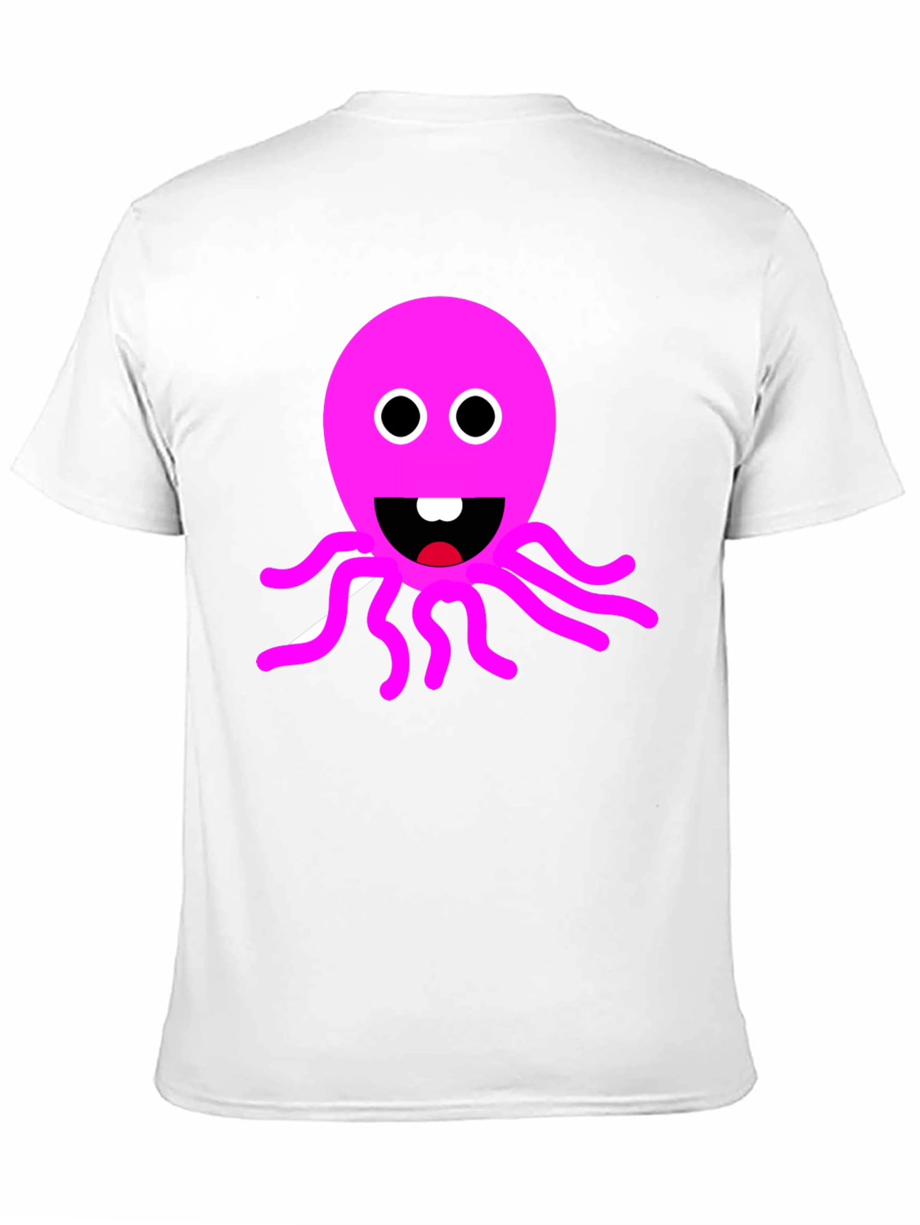 Pink Octopus Graphic T-Shirt - Fun & Playful Design