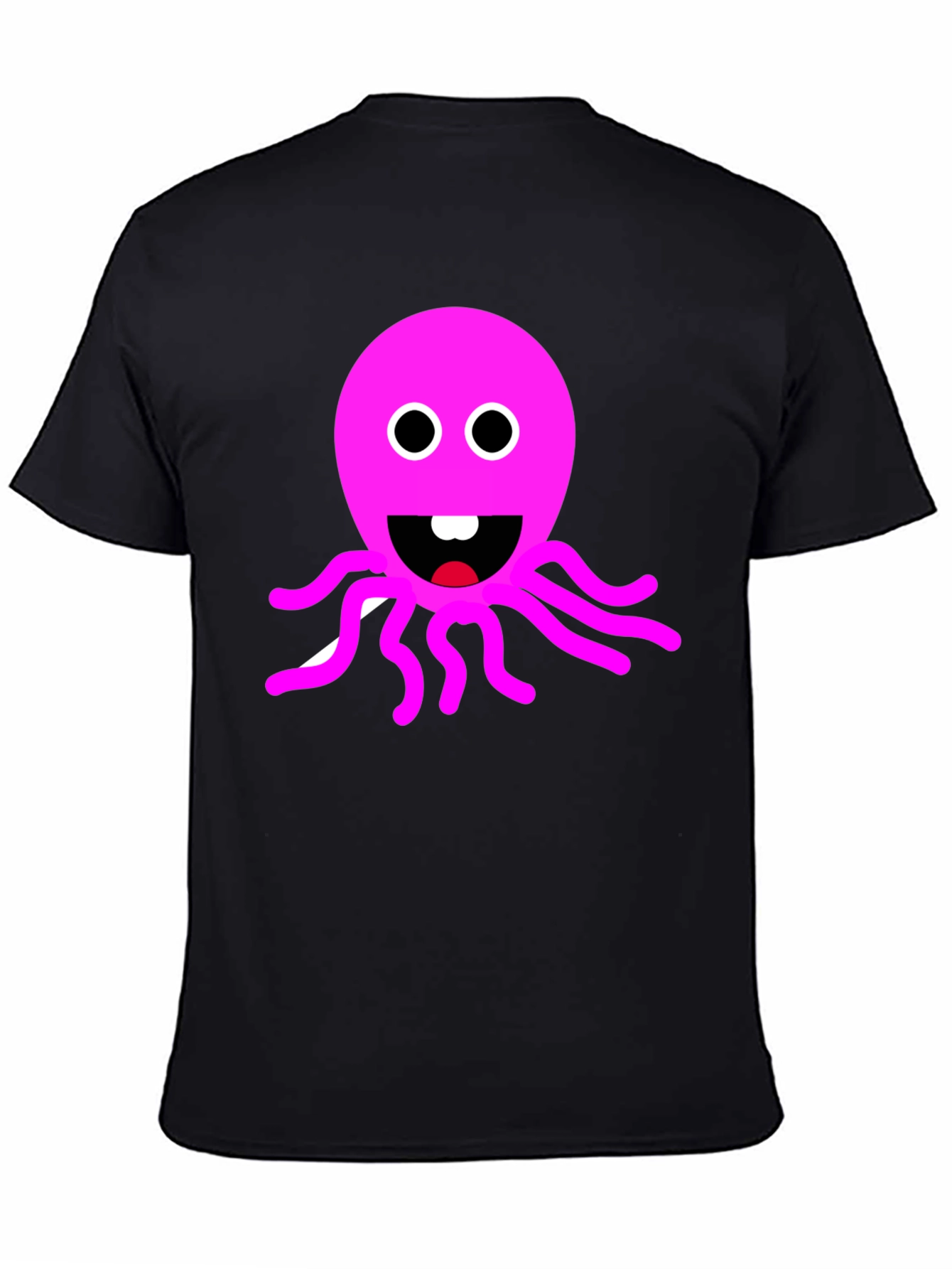 Pink Octopus Graphic T-Shirt - Fun & Playful Design