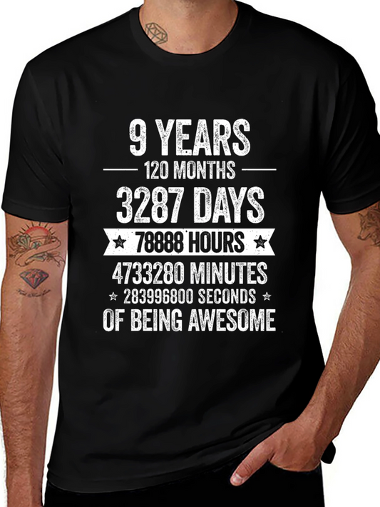 9 Years of Being Awesome T-Shirt