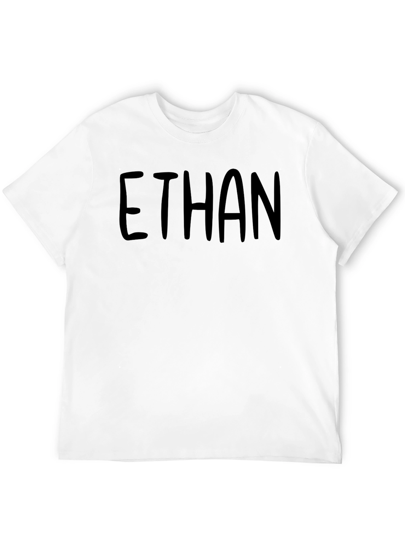 Personalized Ethan Black T-Shirt