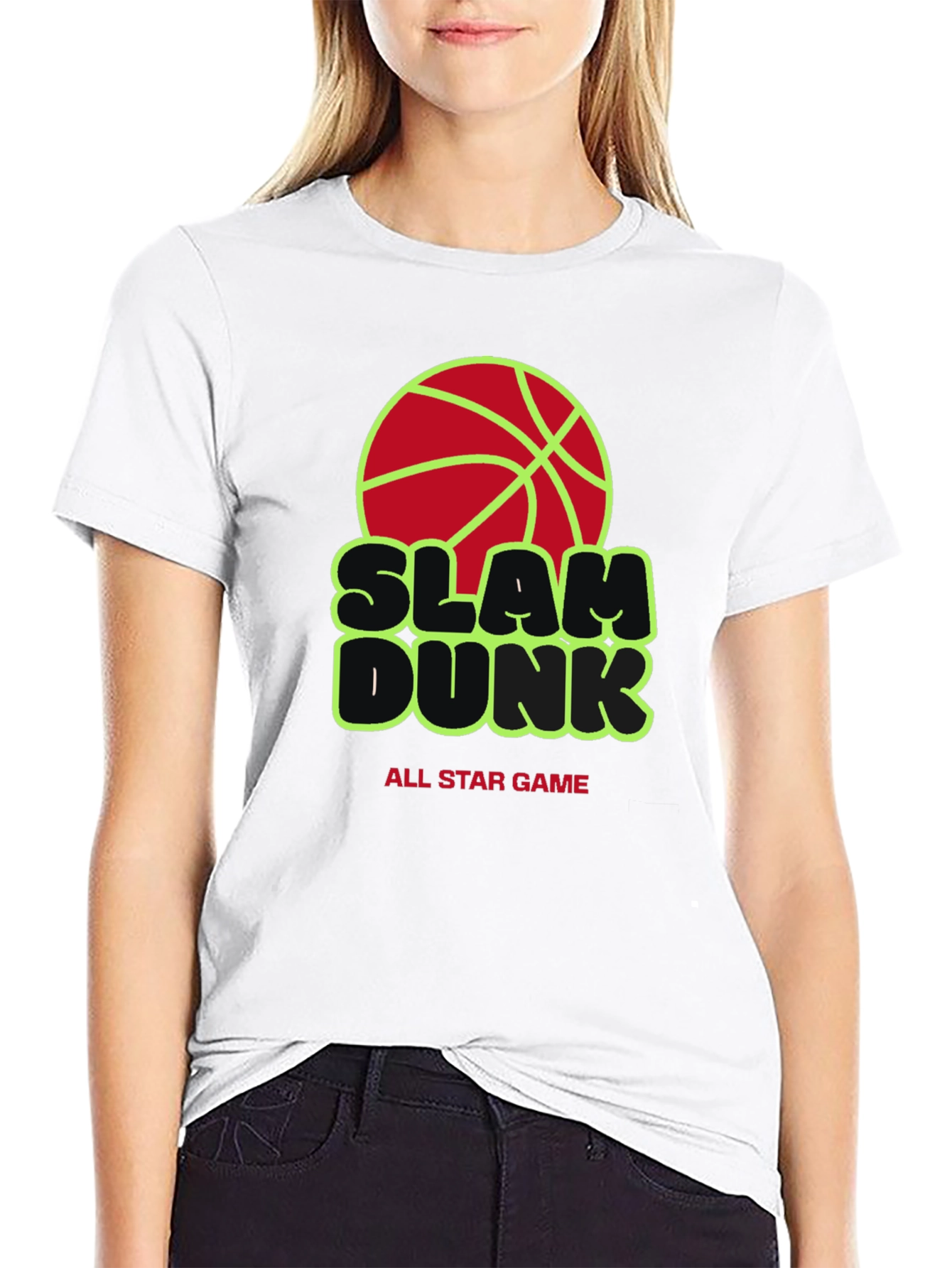 Slam Dunk All Star Game Black Graphic Tee