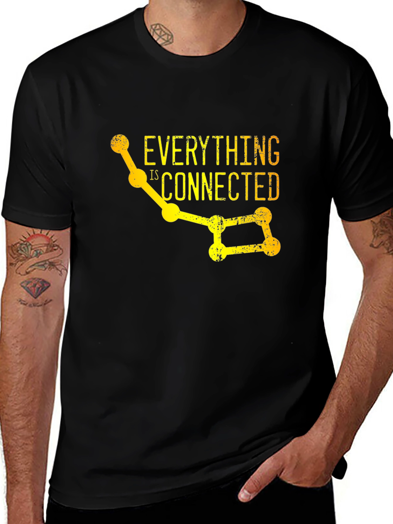 Everything is Connected T-Shirt Black