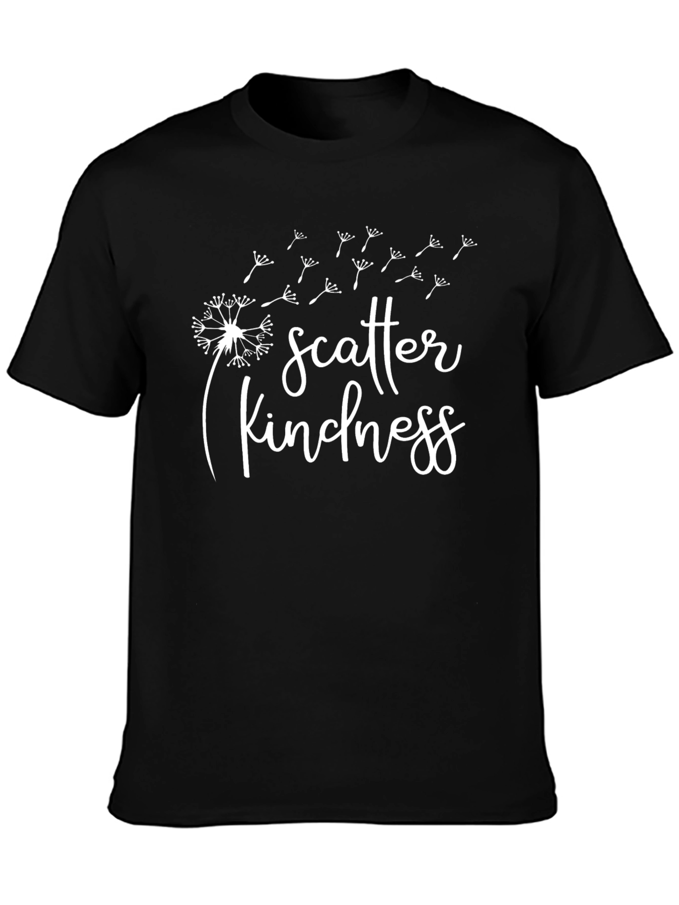 Scatter Kindness Black T-Shirt