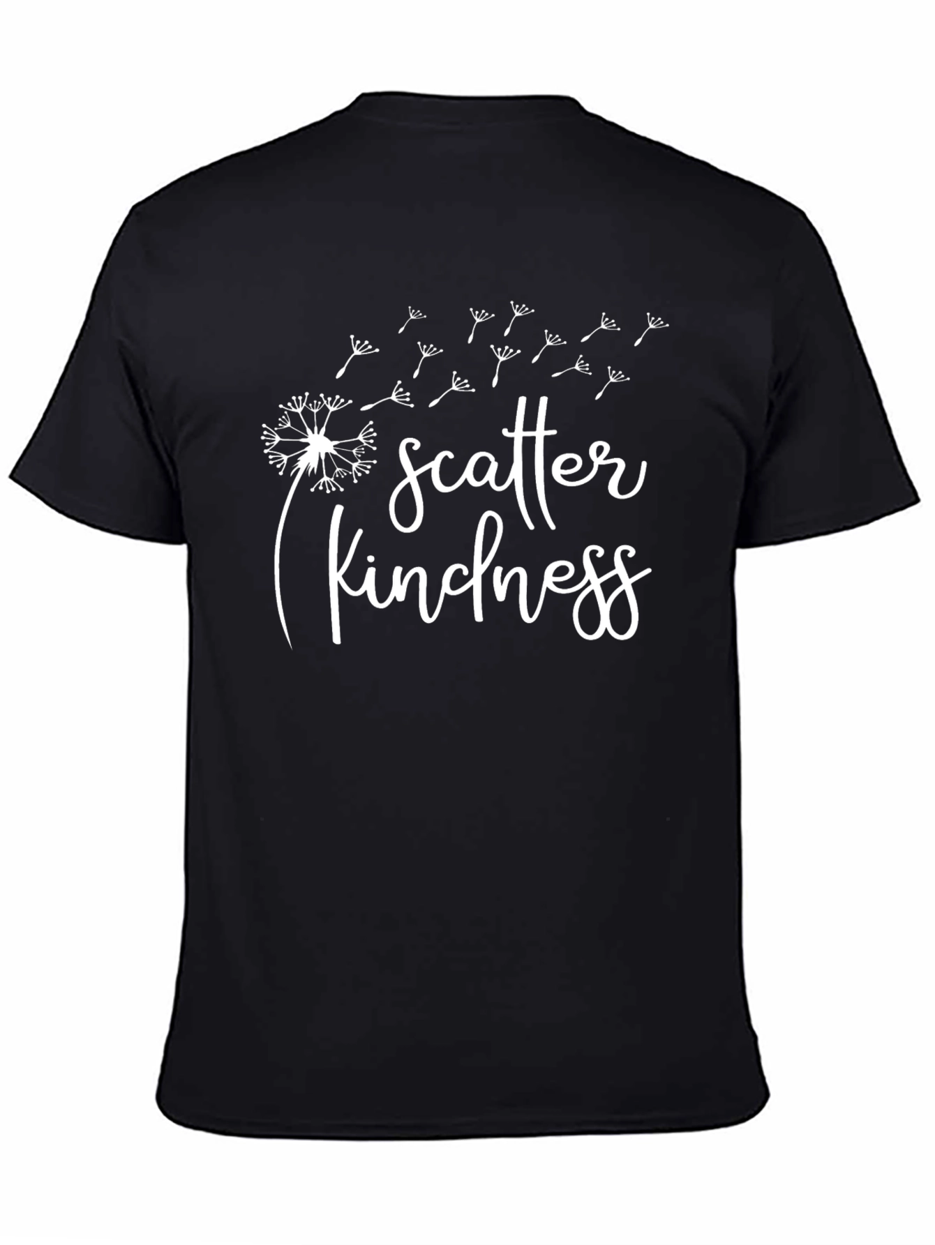 Scatter Kindness Black T-Shirt