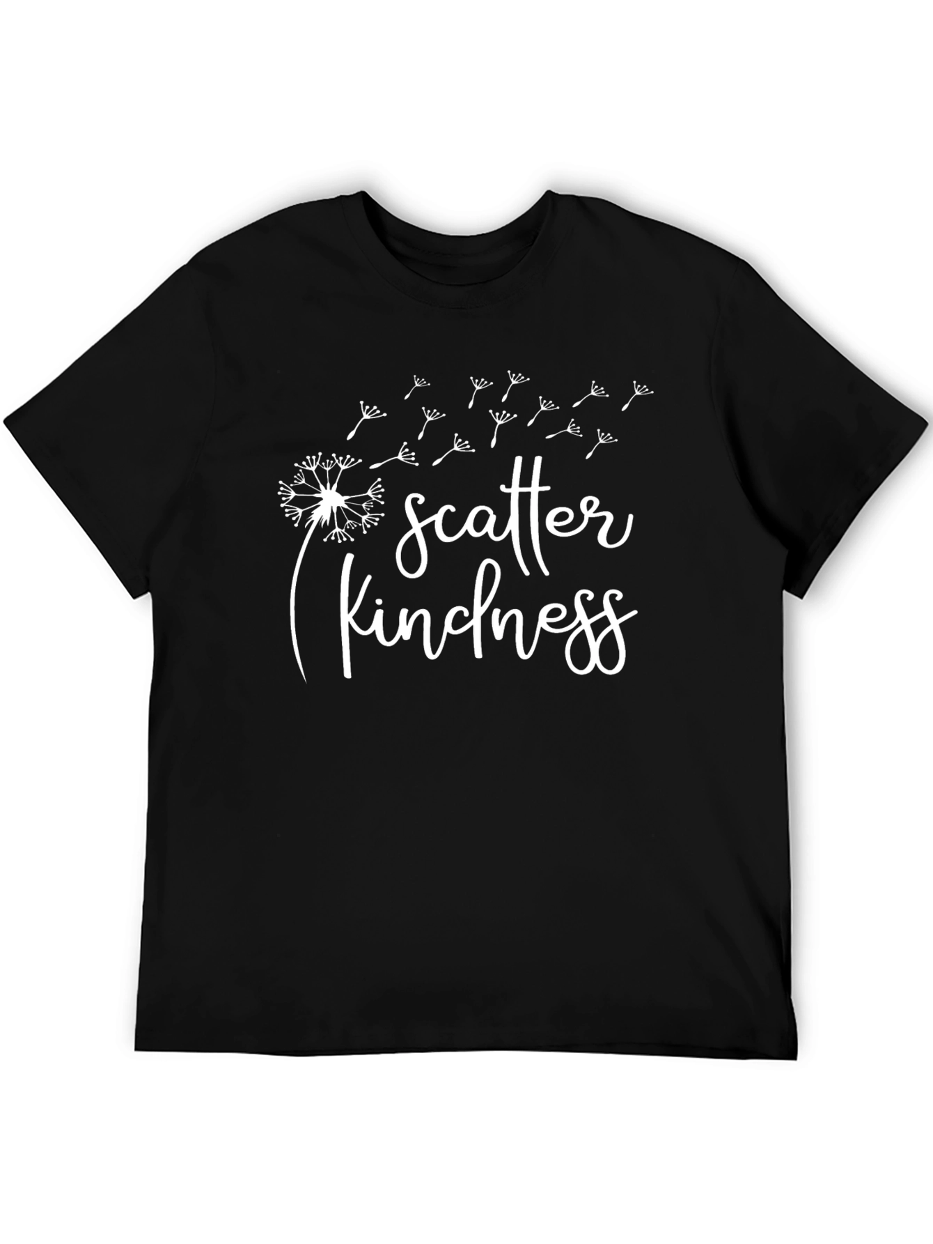 Scatter Kindness Black T-Shirt