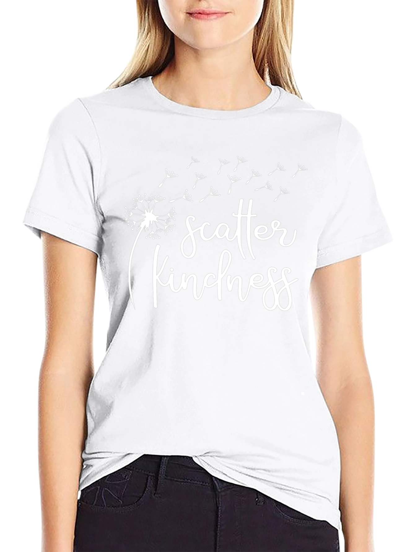 Scatter Kindness Black T-Shirt