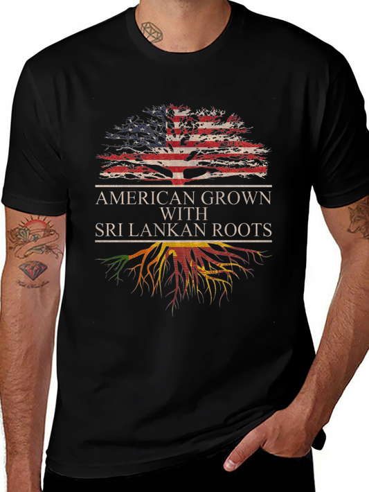 American Grown with Sri Lankan Roots T-Shirt