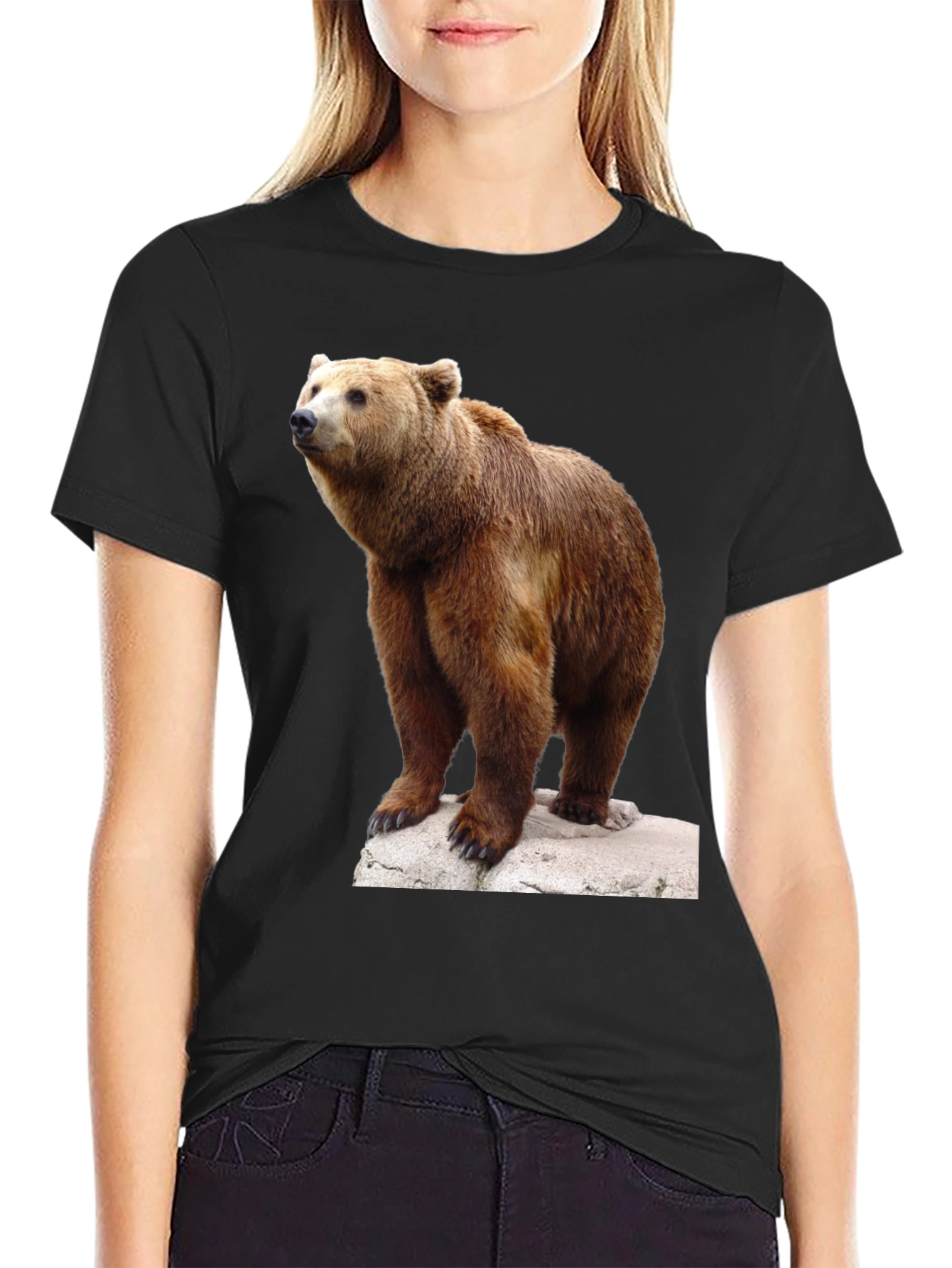 Bear Graphic Tee - Wildlife Animal T-Shirt