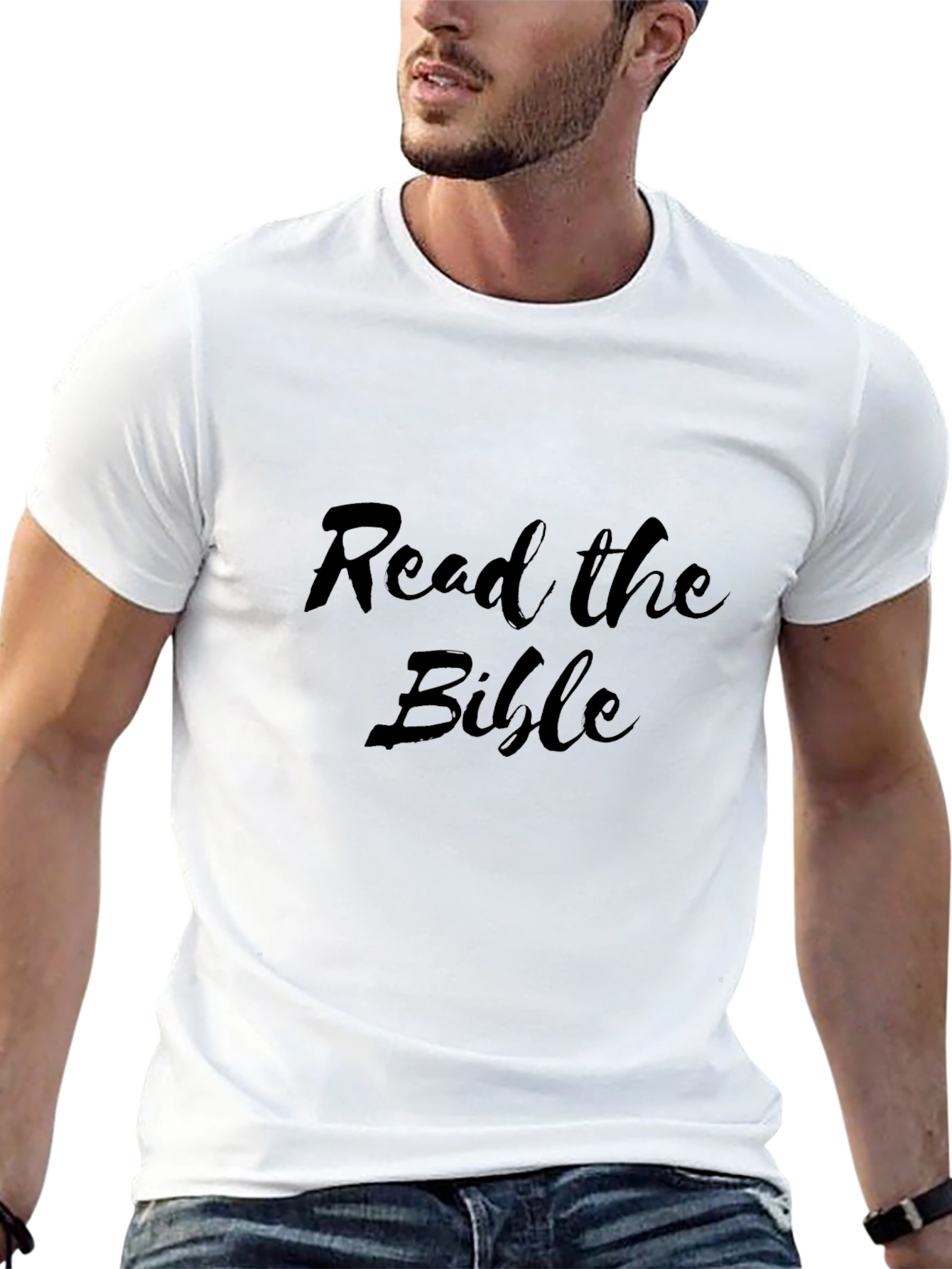 Read the Bible Black Tee
