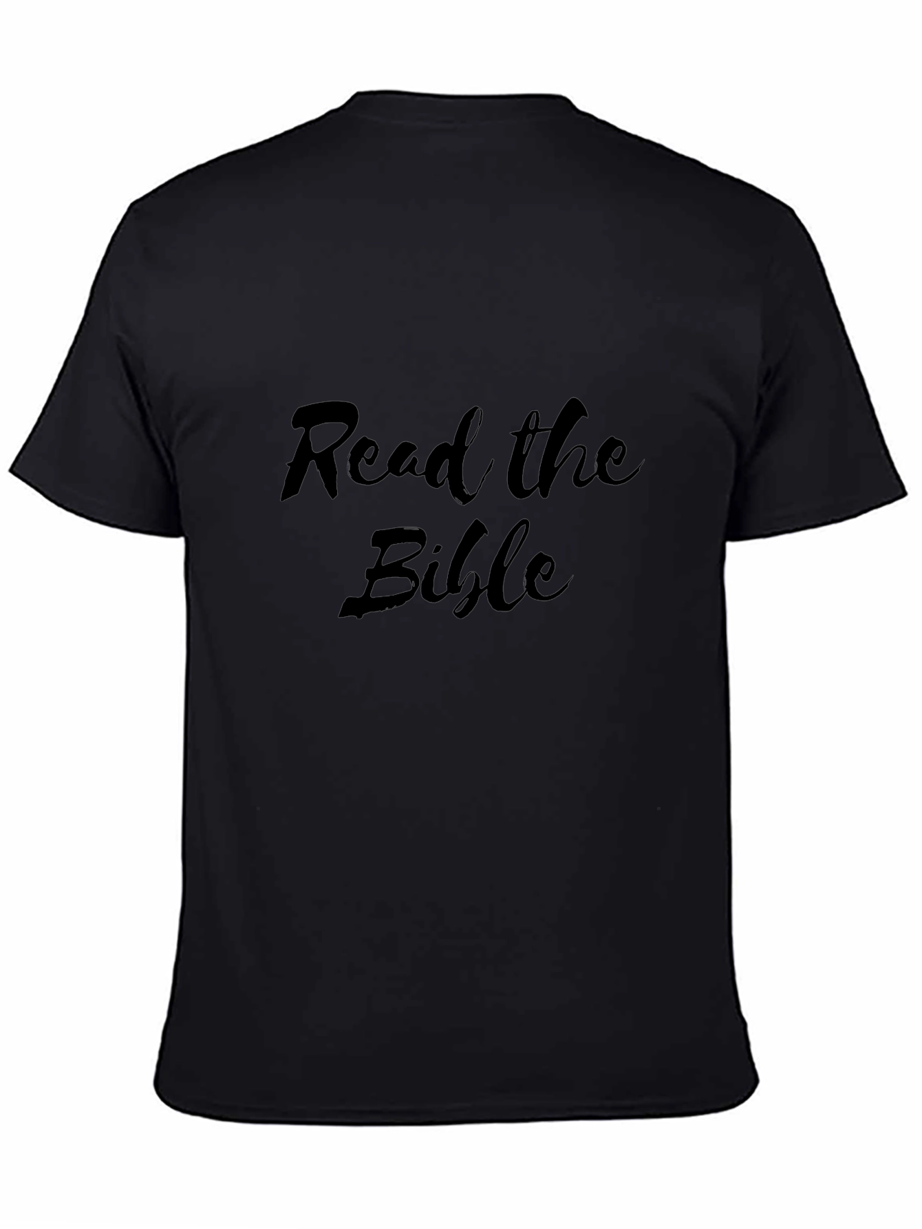 Read the Bible Black Tee