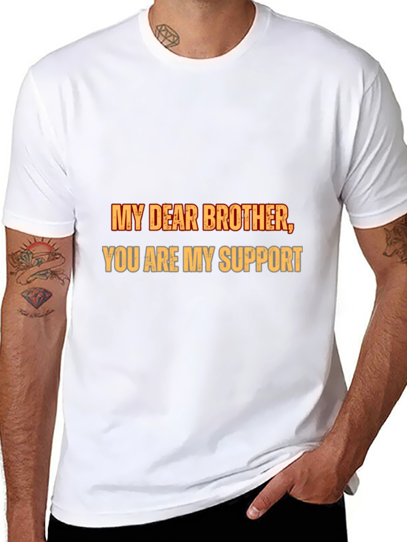 My Dear Brother T-Shirt - Supportive Sibling Tee