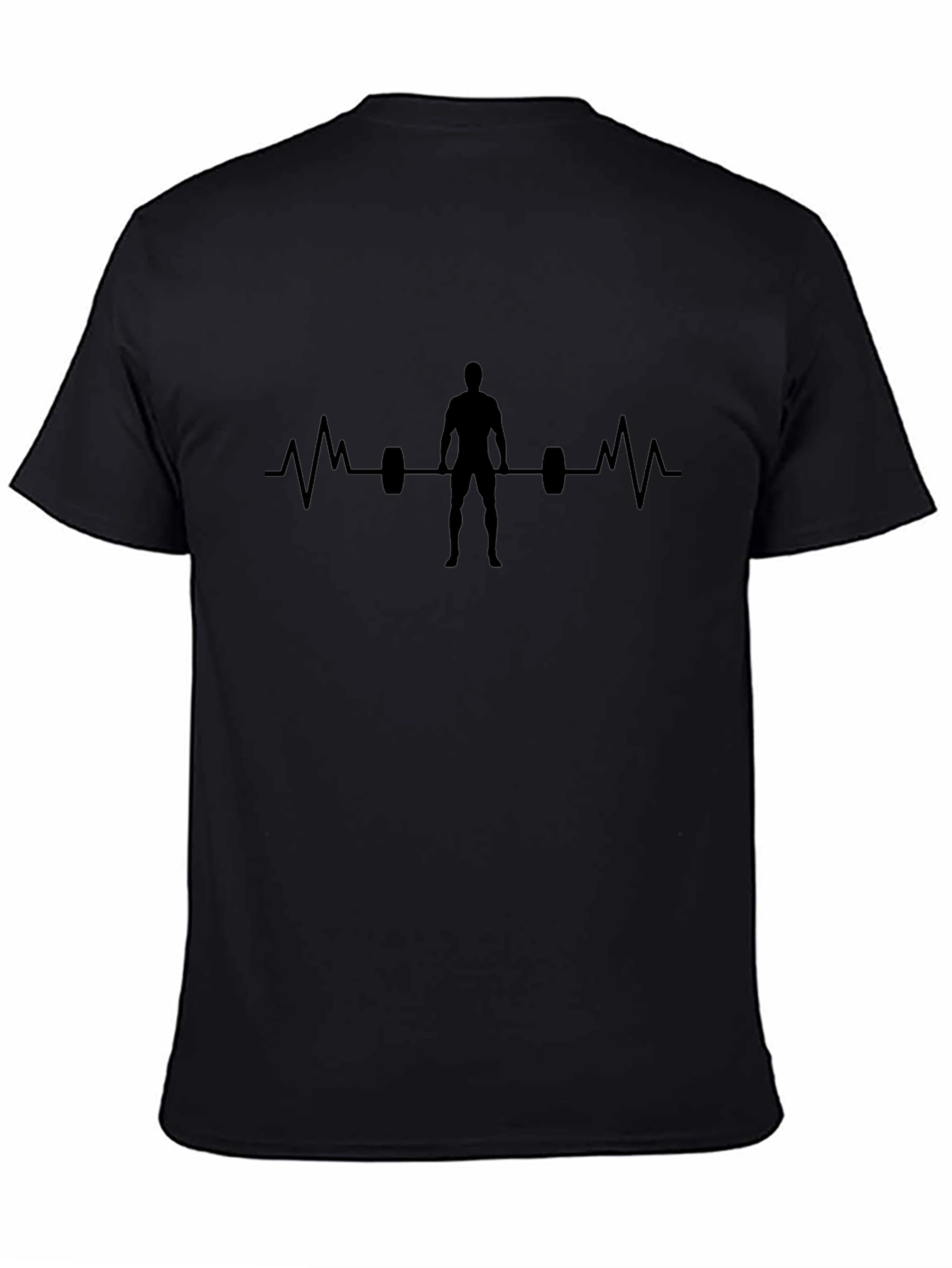 Weightlifting Heartbeat T-Shirt - Gym Workout Tee