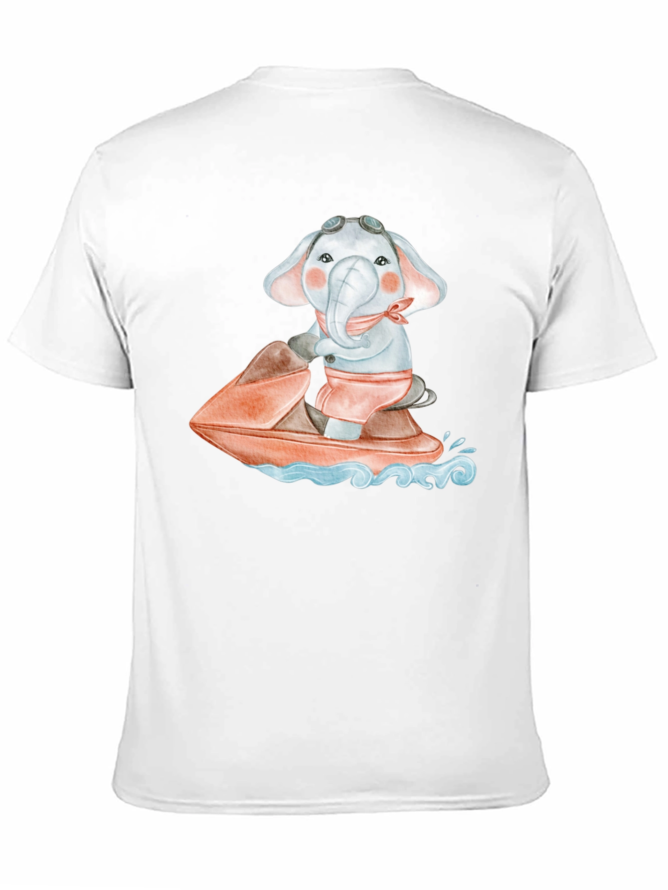 Elephant Jet Ski Graphic Tee