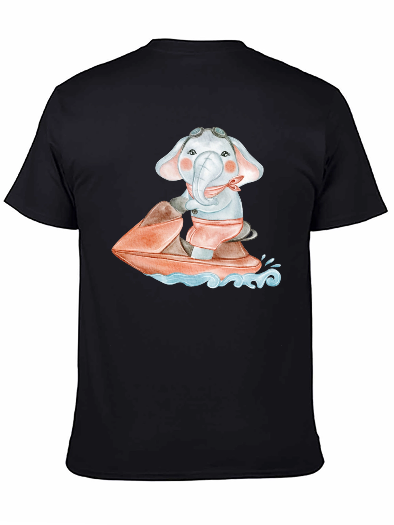 Elephant Jet Ski Graphic Tee