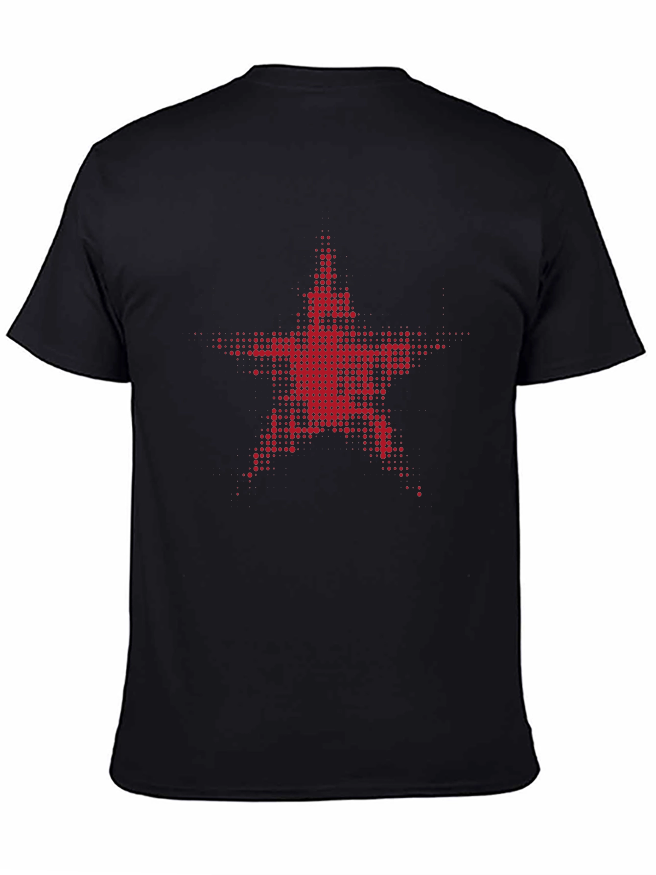 Red Star Graphic Black T-Shirt
