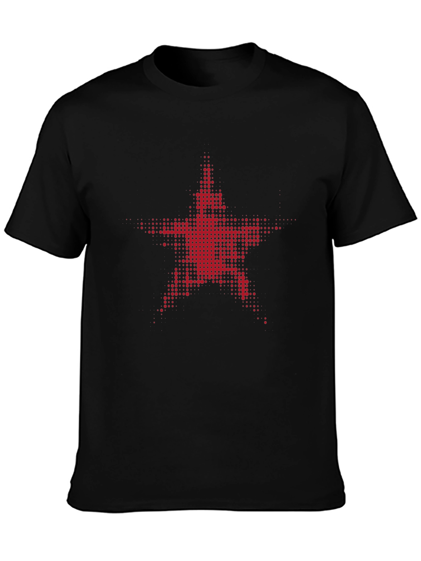 Red Star Graphic Black T-Shirt