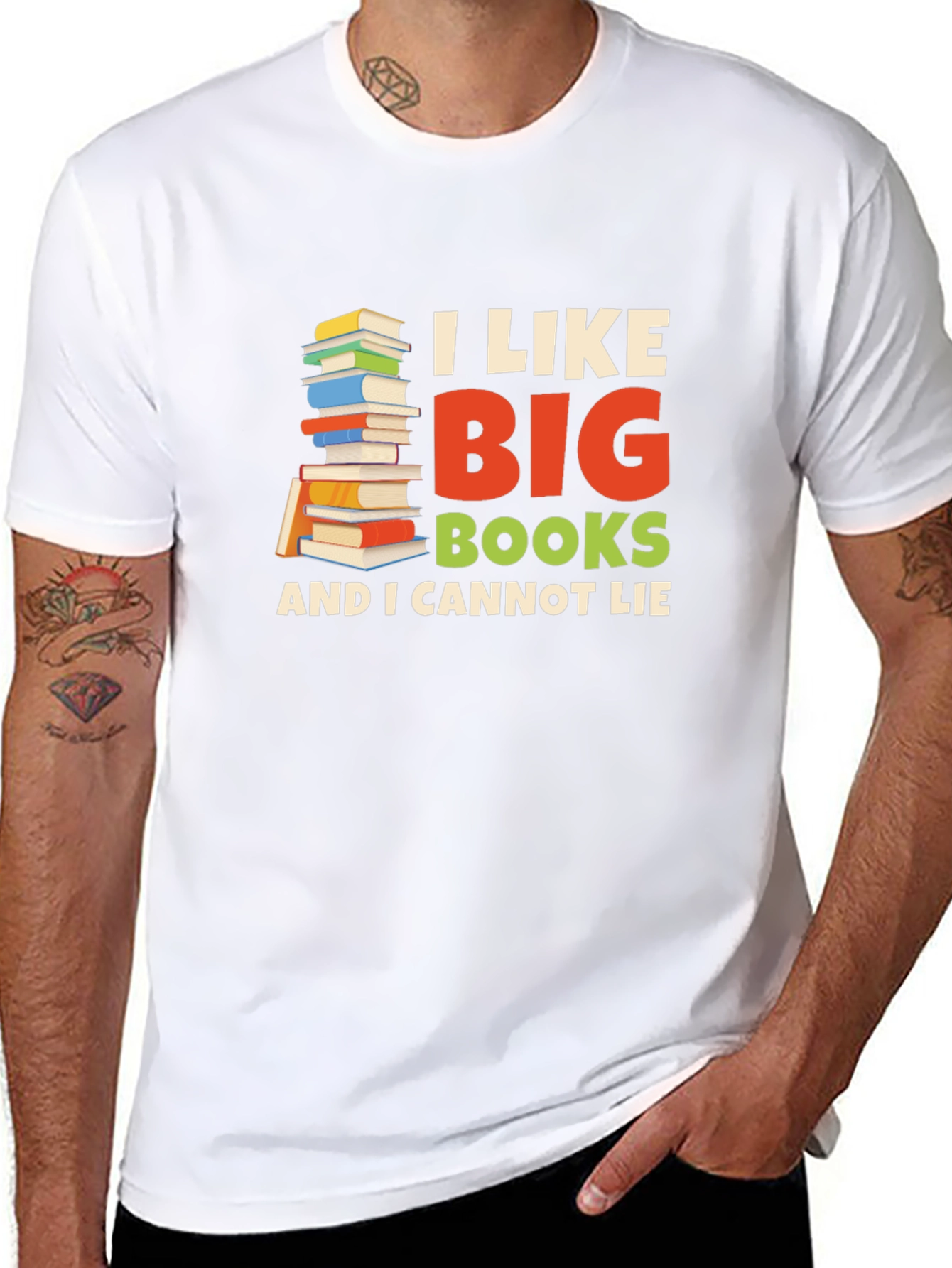 I Like Big Books T-Shirt - Novelty Reader Tee