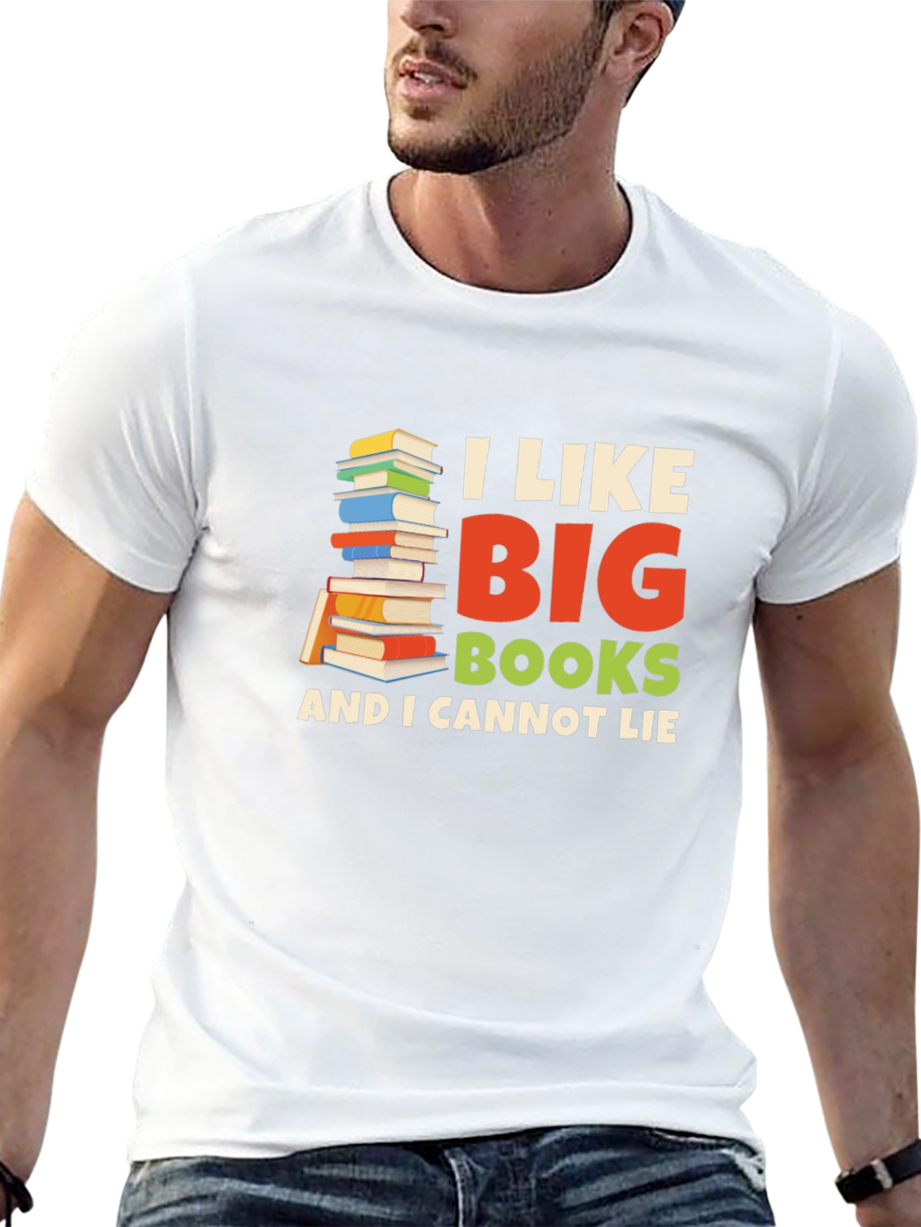 I Like Big Books T-Shirt - Novelty Reader Tee