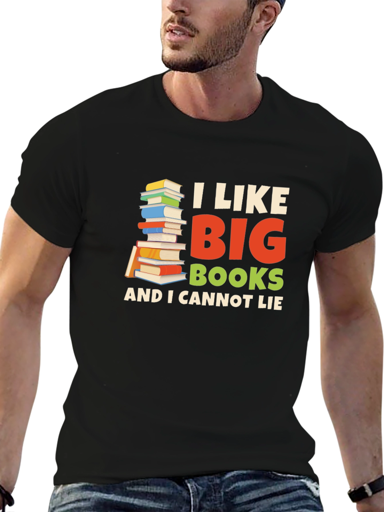 I Like Big Books T-Shirt - Novelty Reader Tee
