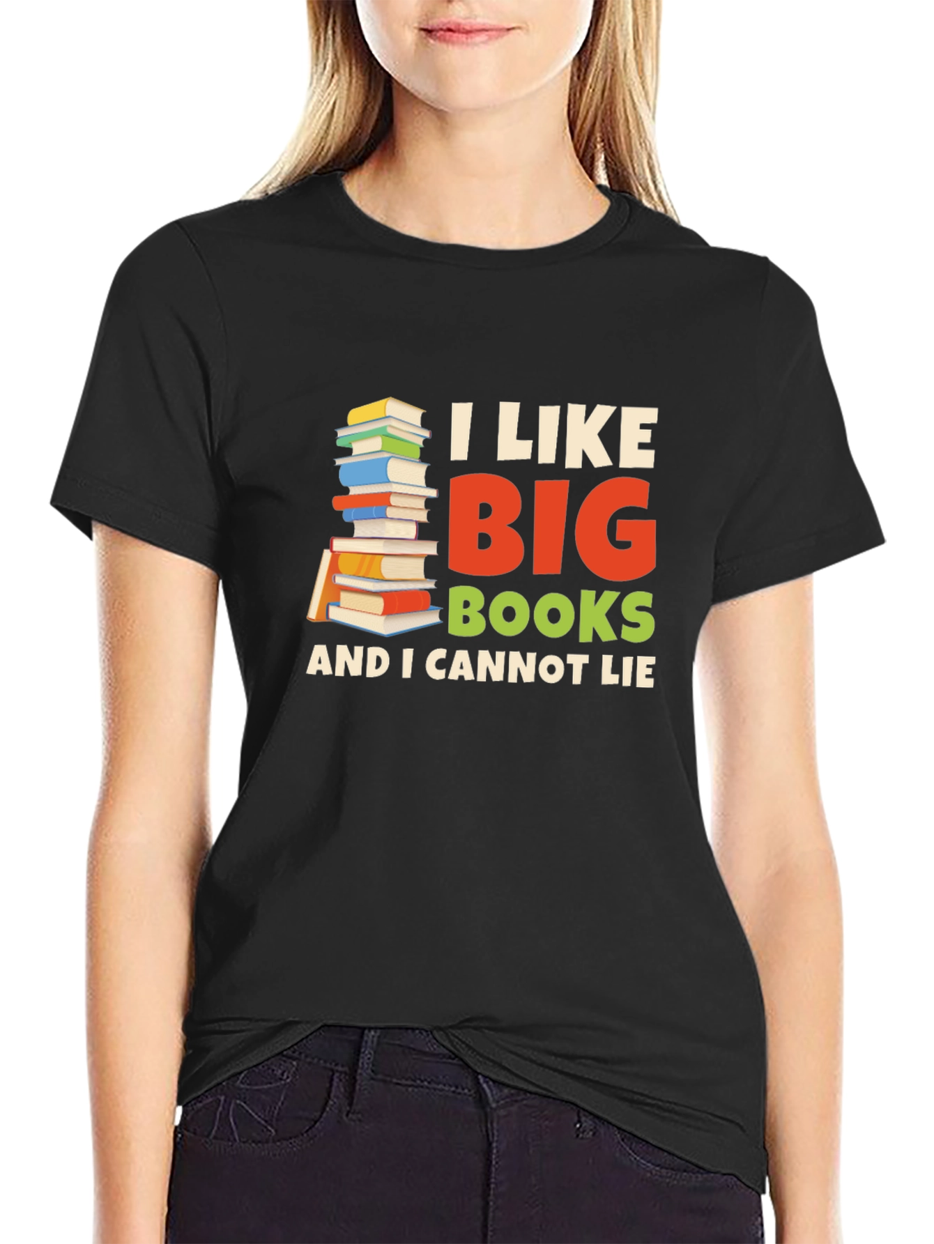 I Like Big Books T-Shirt - Novelty Reader Tee