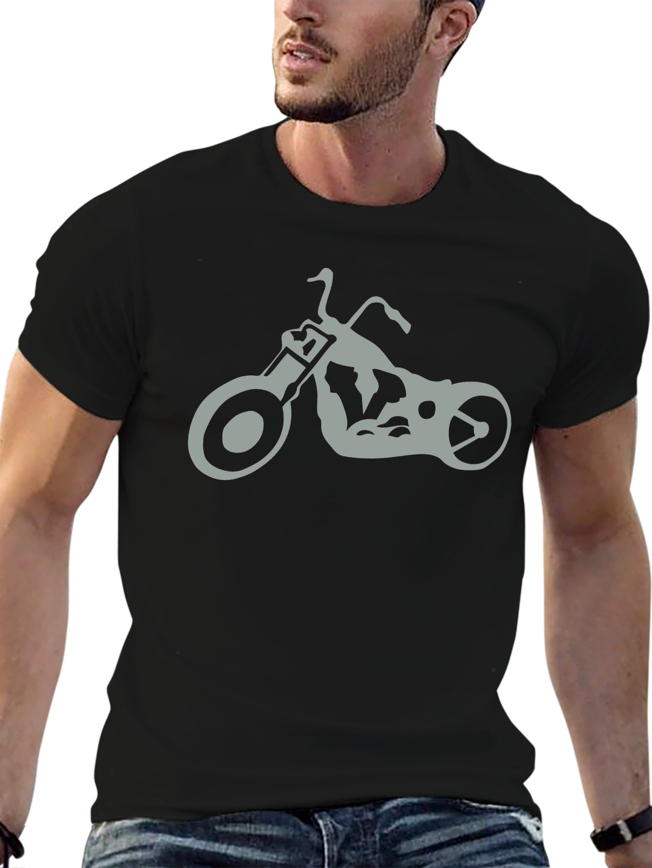 Motorcycle Graphic Tee - Ride in Style